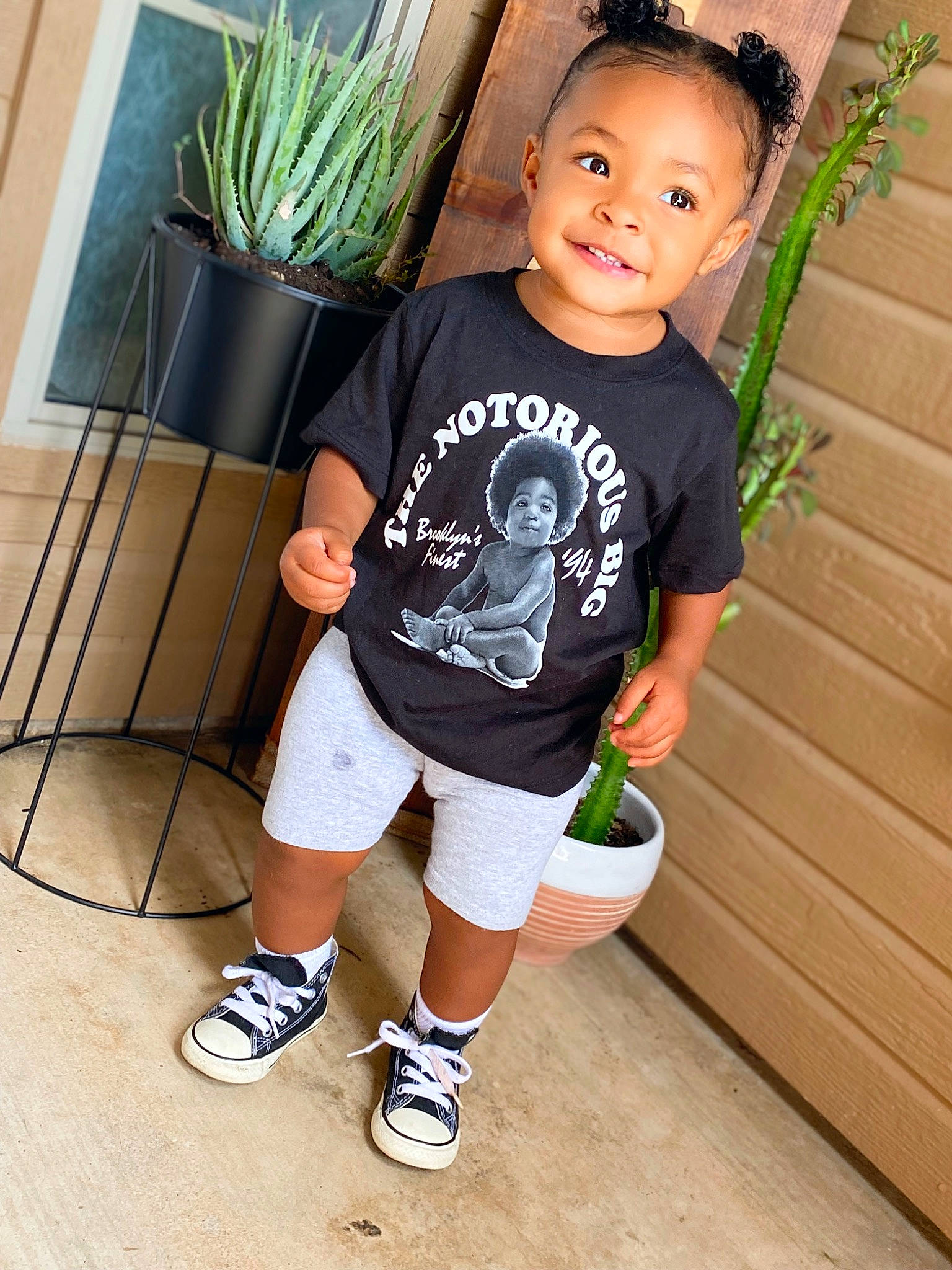 Azalea joined the competition — help win amazing prizes! baby_toddler_clothing, cool, eye, grass, green, hair, happy, head, joy, knee, leg, person, plant, shoe, shorts, sleeve, sneakers, sportswear, standing, t_shirt