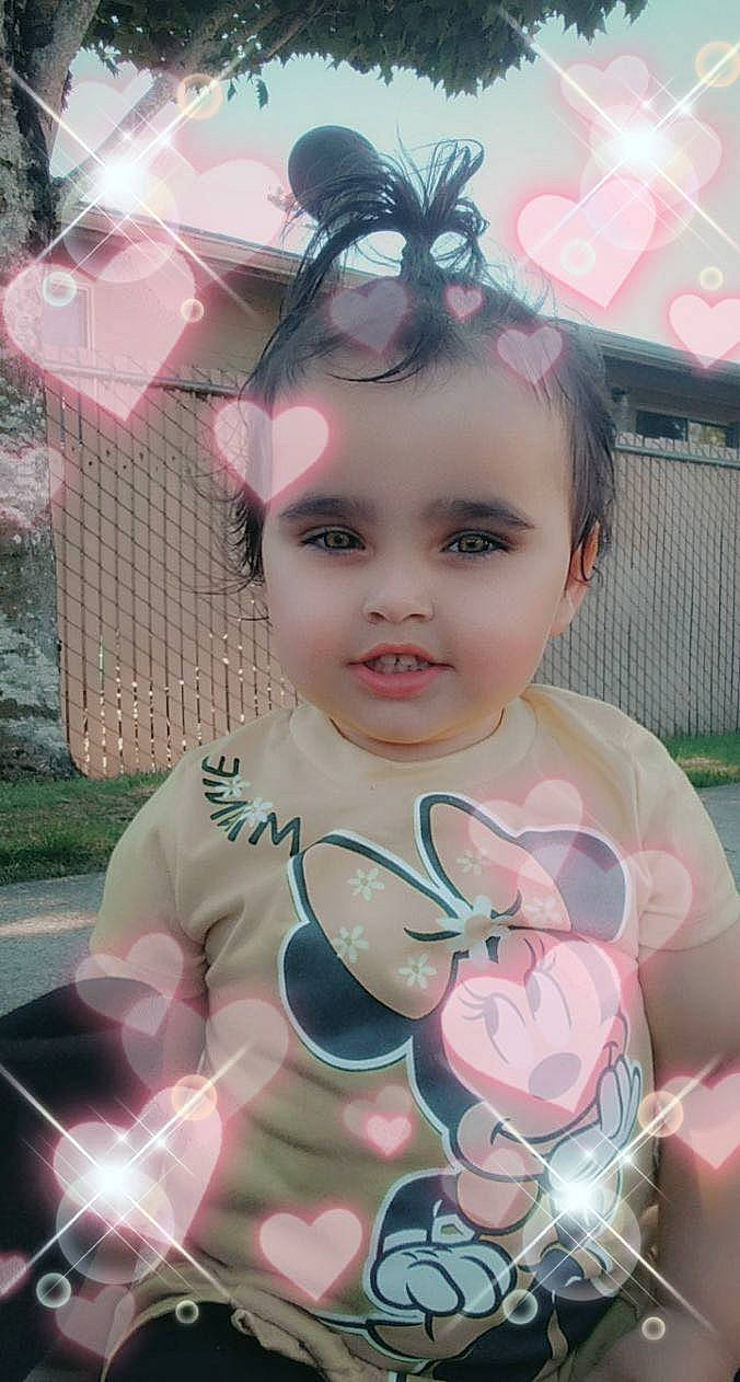 Monique joined the competition — help win amazing prizes! baby, baby_products, baby_toddler_clothing, child, chin, eyelash, fashion_accessory, fun, grass, happy, headband, headpiece, iris, magenta, pattern, person, pink, plant, skin, toddler