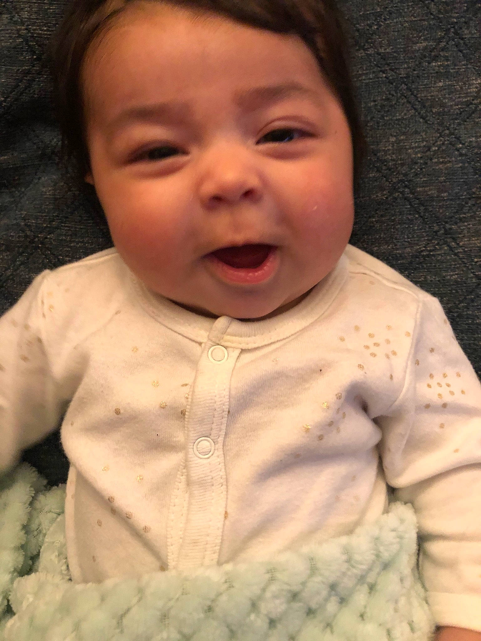 Giana joined the competition — help win amazing prizes! baby, baby_making_funny_faces, cheek, child, chin, eye, face, facial_expression, forehead, head, laugh, lip, mouth, nose, person, skin, smile, toddler