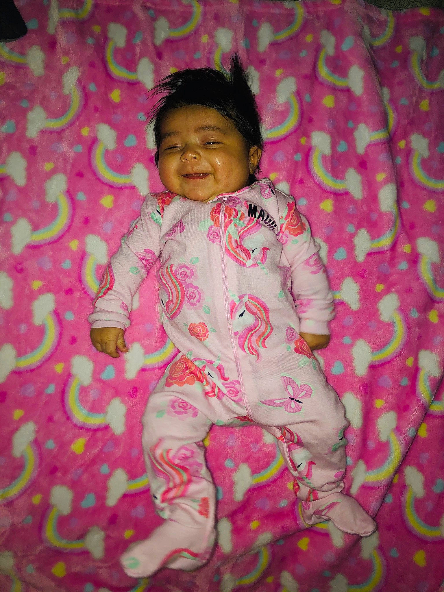 Giana is registered to the contest to win money with this photo: baby, cheek, child, person, pink, skin, smile, toddler