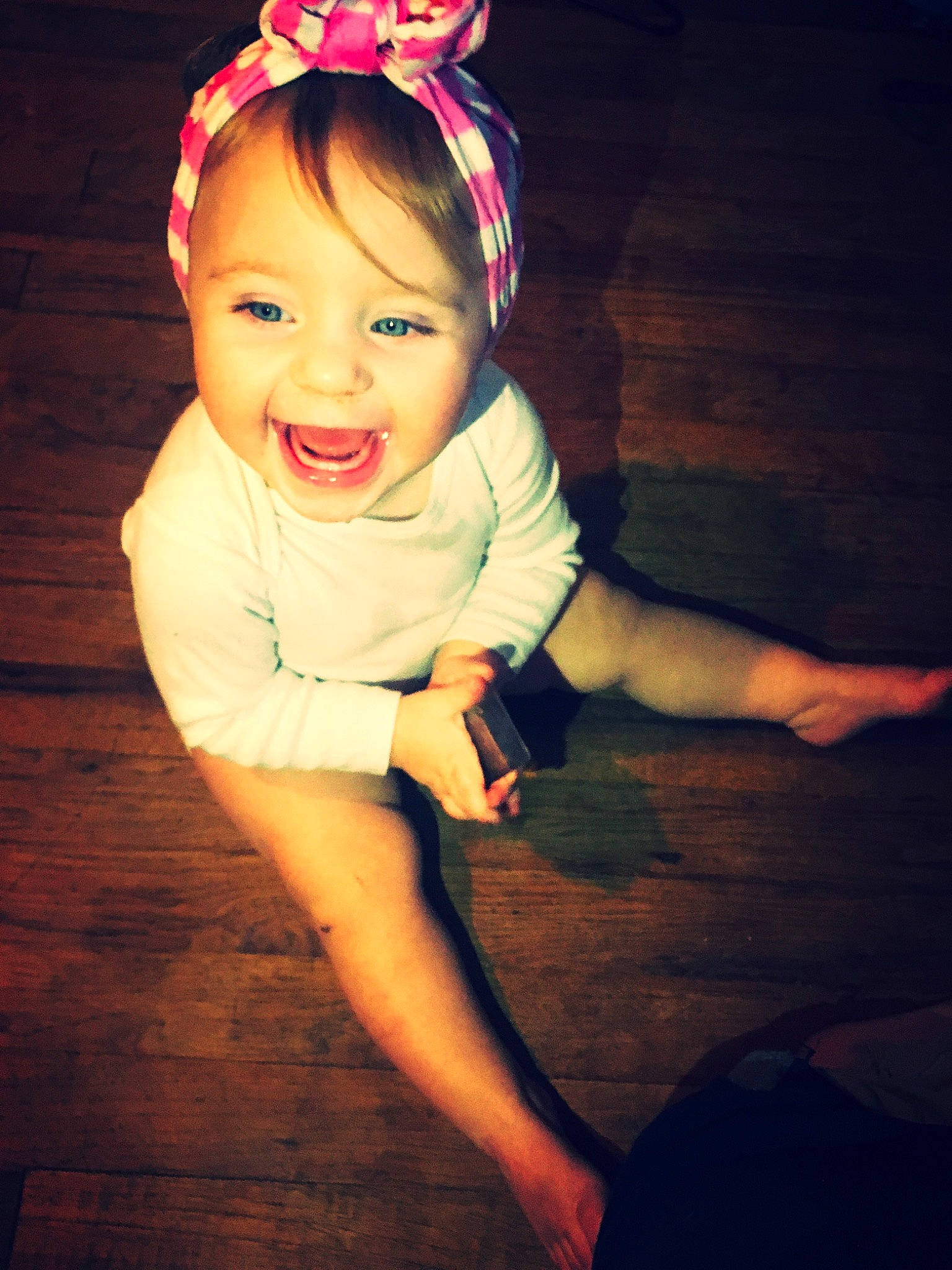 Pyper joined the competition — help win amazing prizes! baby, beauty, cheek, child, ear, eye, fun, hair_accessory, happy, head, headband, headgear, headpiece, joy, person, photography, pink, skin, smile, standing