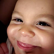 Remington joined the competition — help win amazing prizes! baby, smiling, close_up, face, joy, child, cute, expression, happy, skin, mouth, eyes, infant, portrait, human, cheeks, nose, hand, clothing, indoors