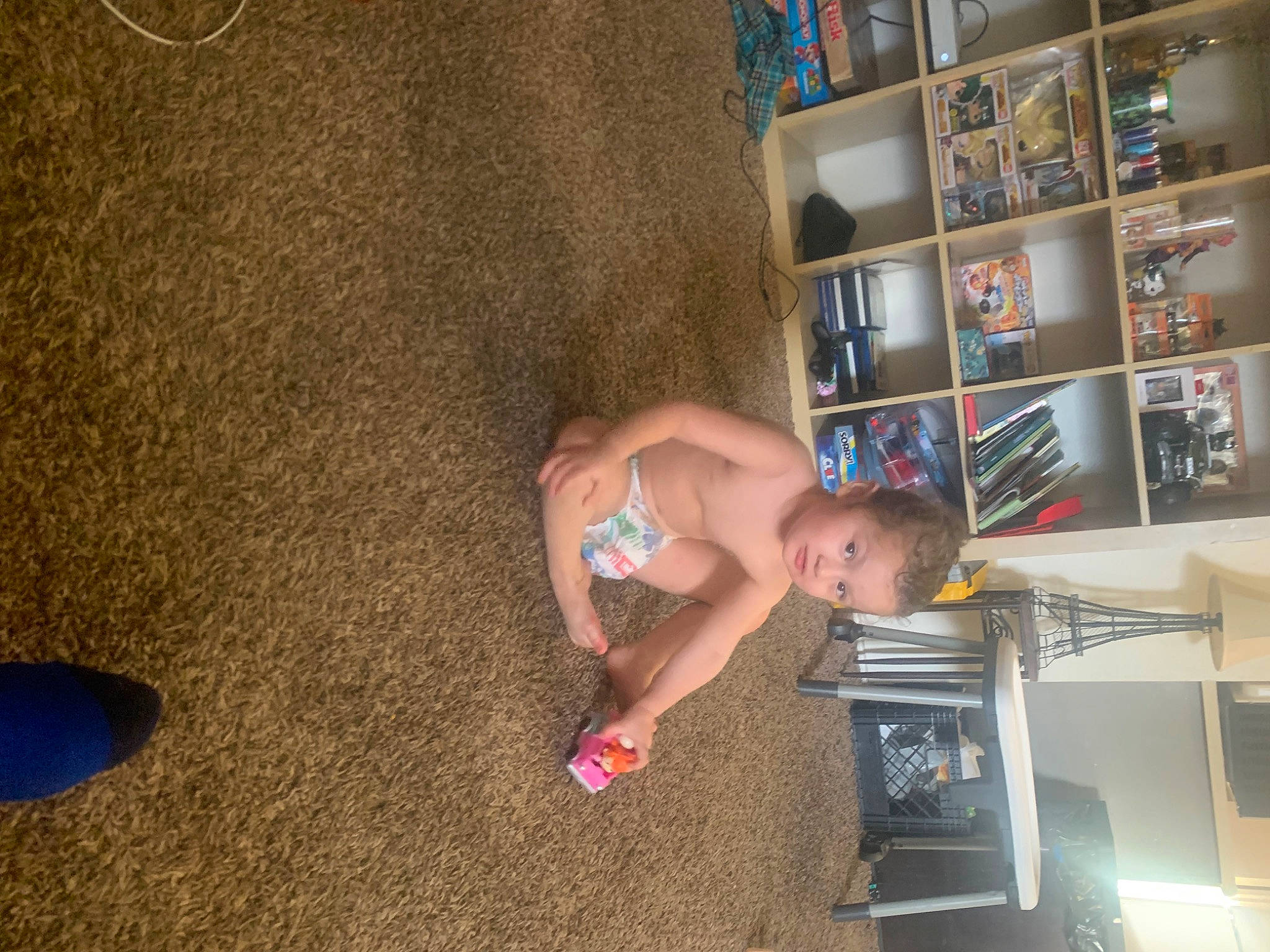 Jeffery joined the competition — help win amazing prizes! baby, barechested, child, flooring, fun, hardwood, home_appliance, human_leg, knee, leisure, person, play, room, shelf, shelving, sitting, space, thigh, toddler, trunk