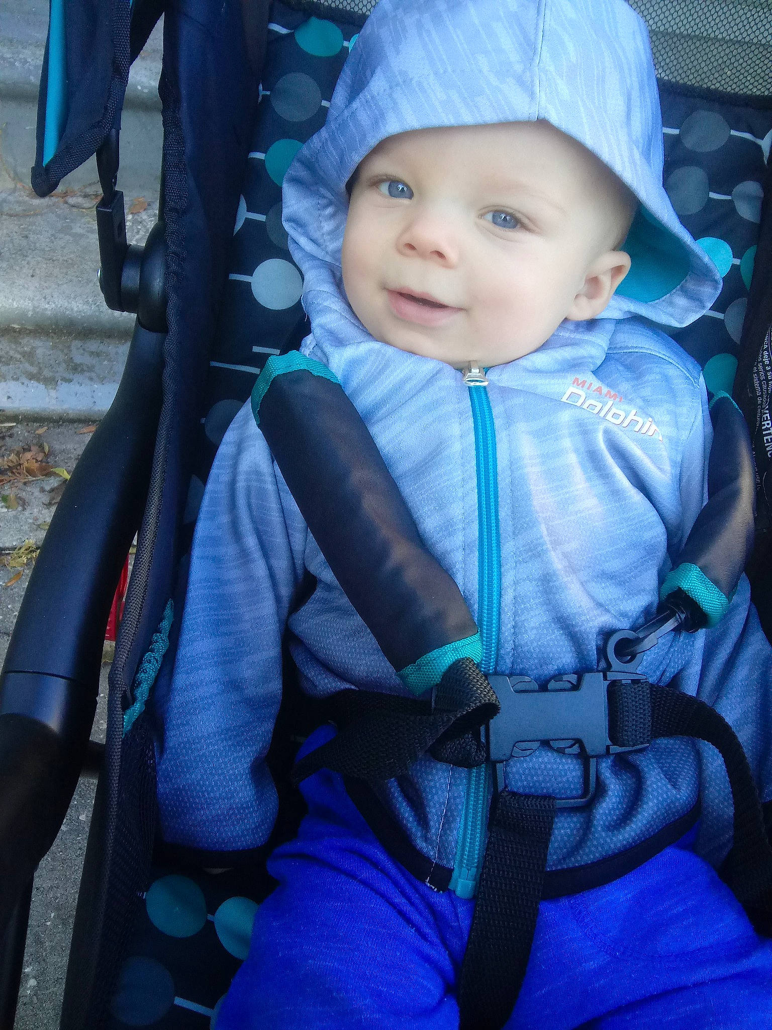 Troy joined the competition — help win amazing prizes! baby, baby_carriage, baby_in_car_seat, baby_products, blue, car_seat, cheek, child, person, product, skin, toddler, vacation