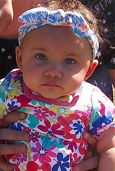 Zaniyah joined the competition — help win amazing prizes! baby, cheek, child, cool, face, fashion_accessory, forehead, hair_accessory, happy, head, headgear, headwear, lip, mouth, neck, nose, person, play, skin, smile