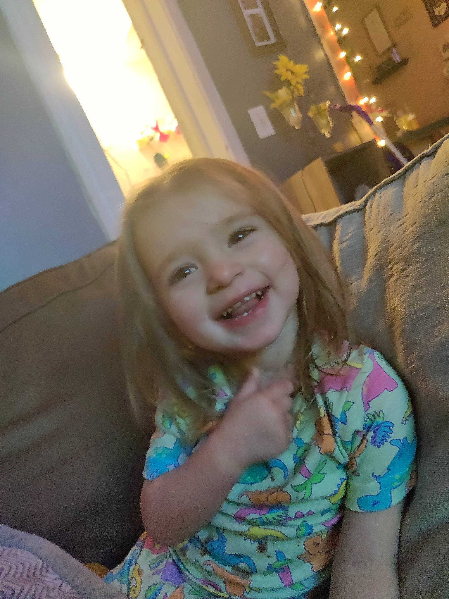 Paige joined the competition — help win amazing prizes! blond, brown_hair, child, comfort, couch, event, eye, flooring, fun, happy, head, human_body, iris, joy, leisure, long_hair, person, sitting, skin, smile