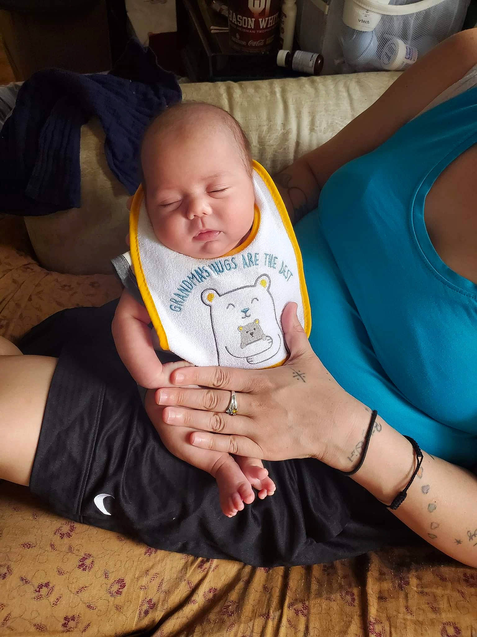 Dillian joined the competition — help win amazing prizes! baby, chair, comfort, couch, finger, flooring, fun, hand, happy, human_leg, joint, lap, mouth, nail, person, skin, t_shirt, thigh, thumb, toddler