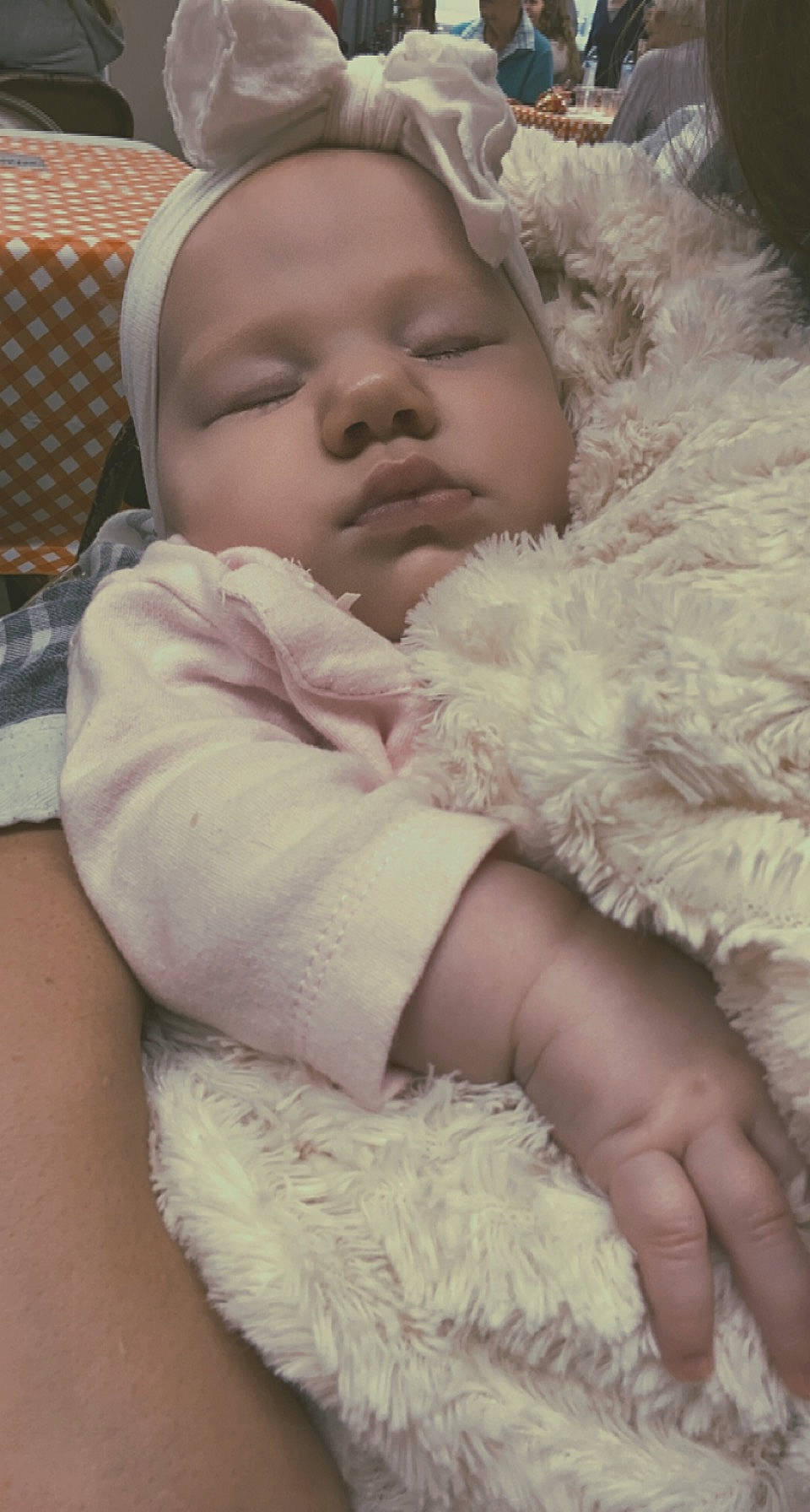 Kynlee joined the competition — help win amazing prizes! baby, baby_sleeping, baby_toddler_clothing, bedtime, child, comfort, embellishment, fur, gesture, happy, linens, nail, nap, person, skin, sleep, sleeve, thumb, toddler