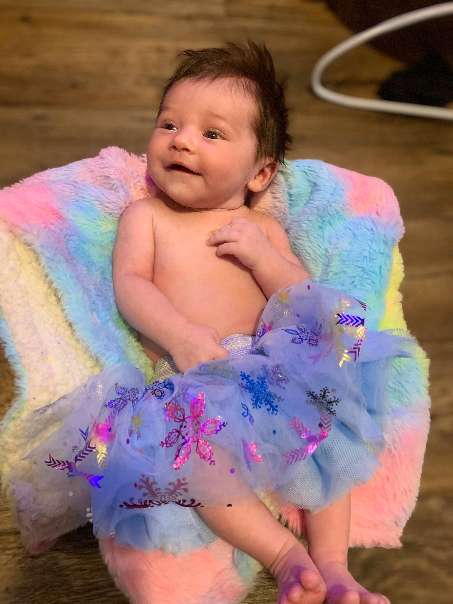 Everleigh joined the competition — help win amazing prizes! abdomen, baby, baby_toddler_clothing, barefoot, chest, child, day_dress, electric_blue, event, fun, happy, human_leg, jewellery, necklace, person, pink, sitting, smile, thigh, toddler