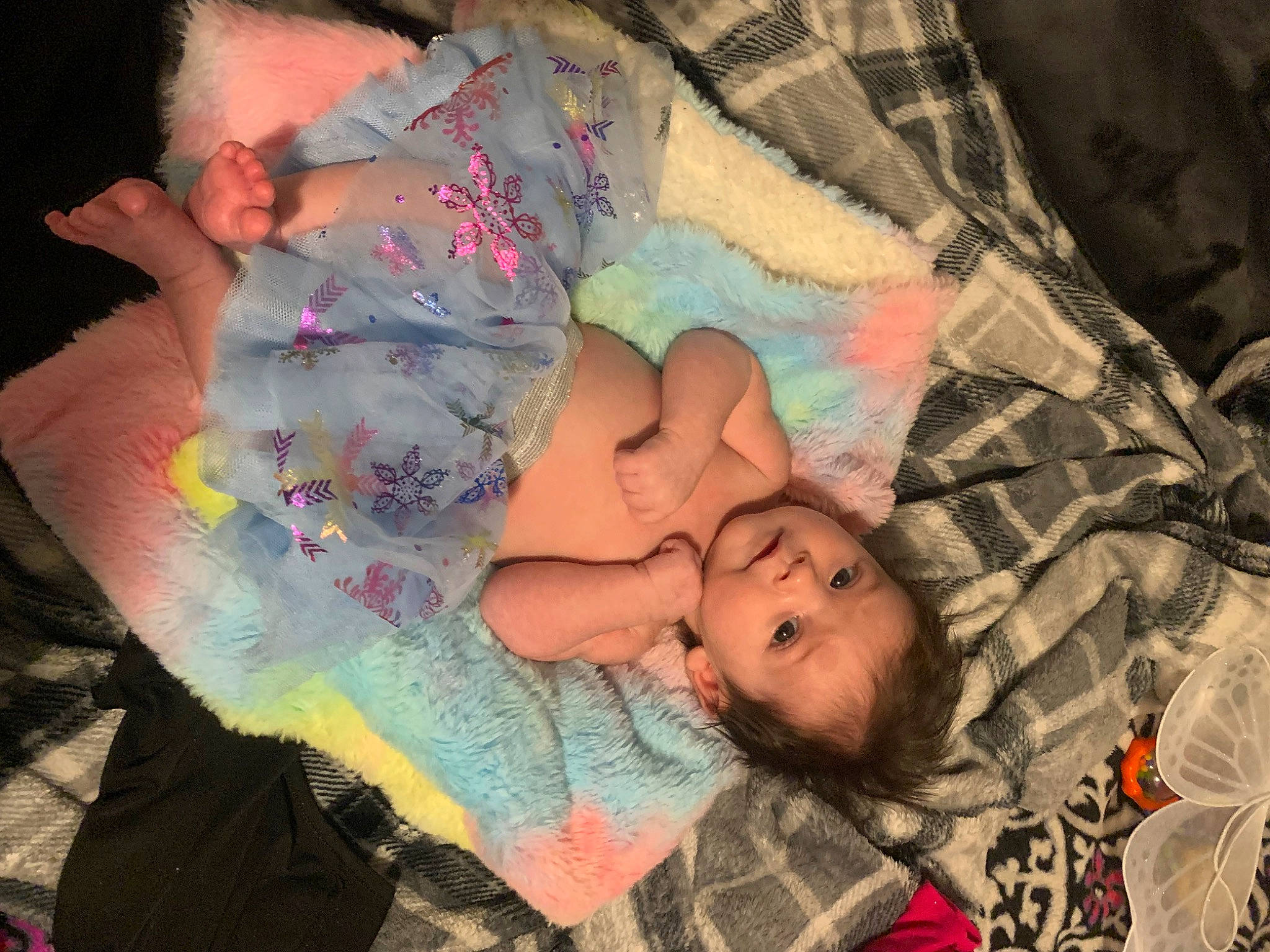 Everleigh joined the competition — help win amazing prizes! baby, bedding, bedtime, cheek, child, comfort, cool, flesh, fun, happy, interaction, linens, nap, pattern, person, room, skin, sleep, tints_and_shades, toddler