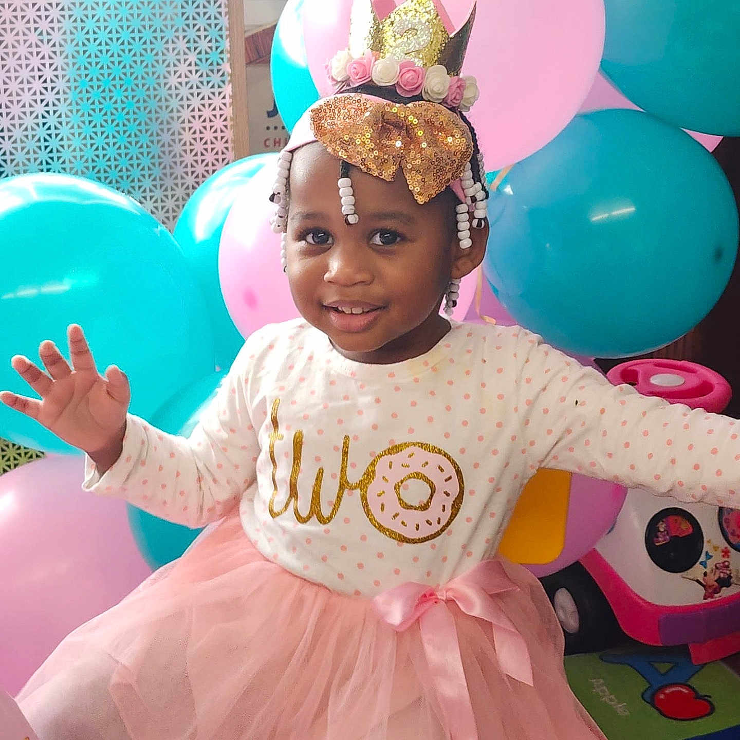 Kyhaira joined the competition — help win amazing prizes! accessories, architecture, balloon, building, child, clothing, costume, dress, face, female, girl, hat, head, jewelry, outdoors, people, person, photography, portrait, purple