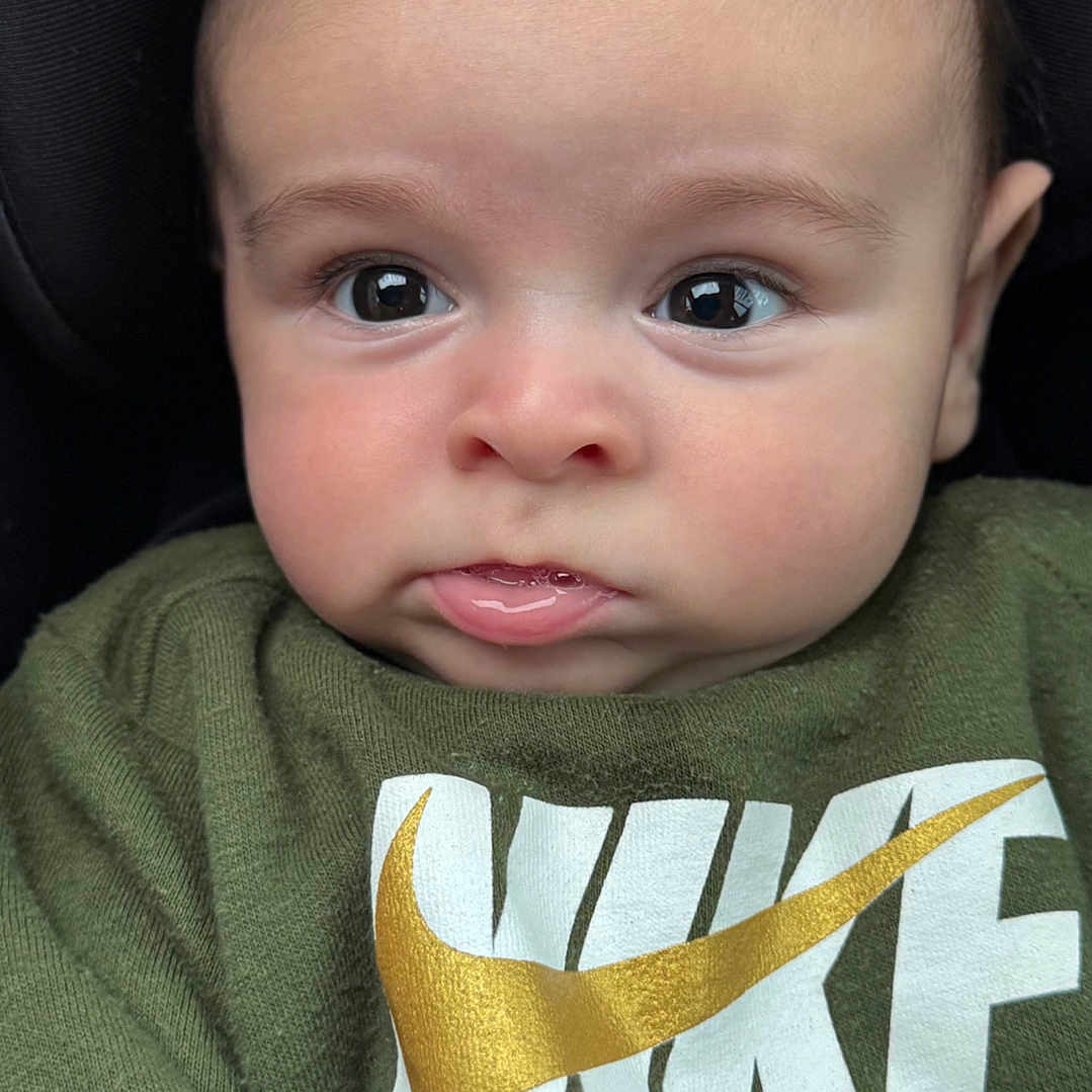 Damir joined the competition — help win amazing prizes! baby, bodypart, clothing, cushion, face, finger, hand, happy, head, homedecor, knitwear, mouth, newborn, person, photography, portrait, shirt, sweater, sweatshirt, t_shirt