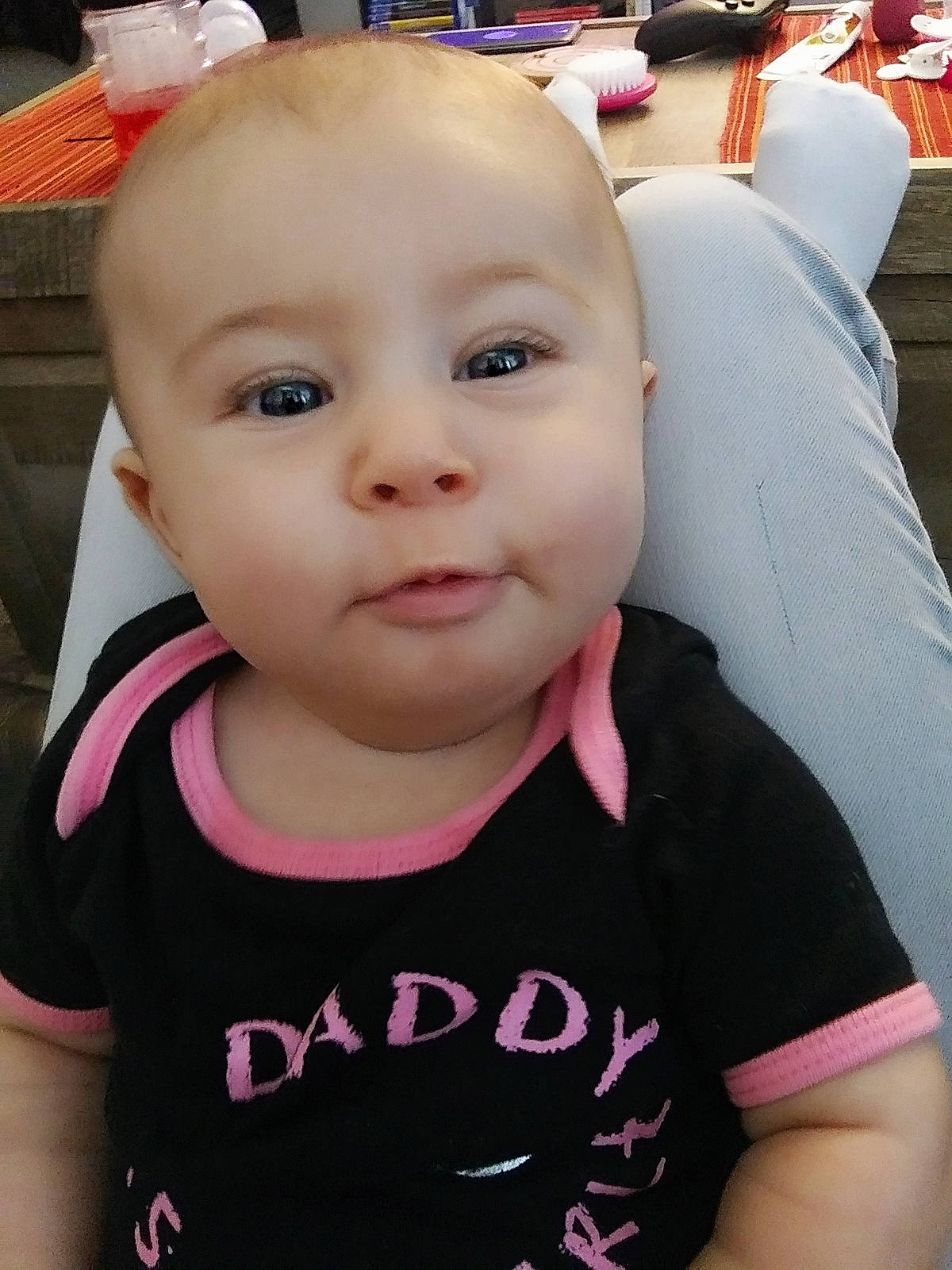 Elisabeth joined the competition — help win amazing prizes! baby, baby_products, baby_toddler_clothing, beauty, cheek, child, cool, ear, eye, eyebrow, face, forehead, happy, head, lip, nose, person, pink, skin, smile