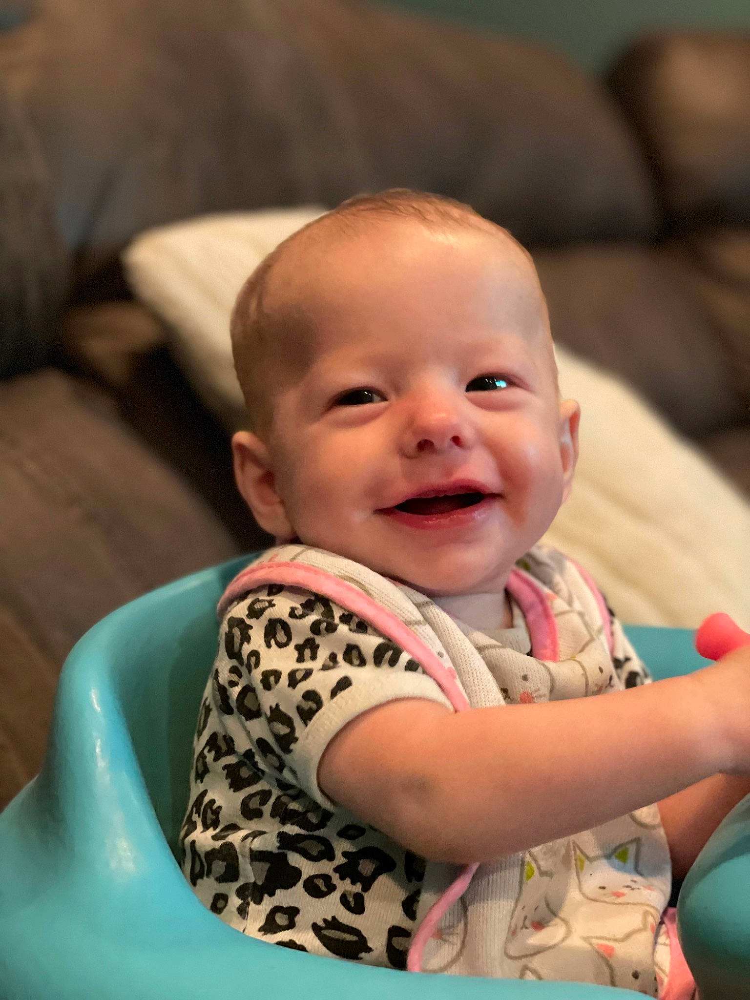 Jade joined the competition — help win amazing prizes! arm, baby, baby_toddler_clothing, beauty, cheek, child, comfort, eye, face, flash_photography, fun, happy, head, iris, joy, mouth, nose, person, sitting, skin