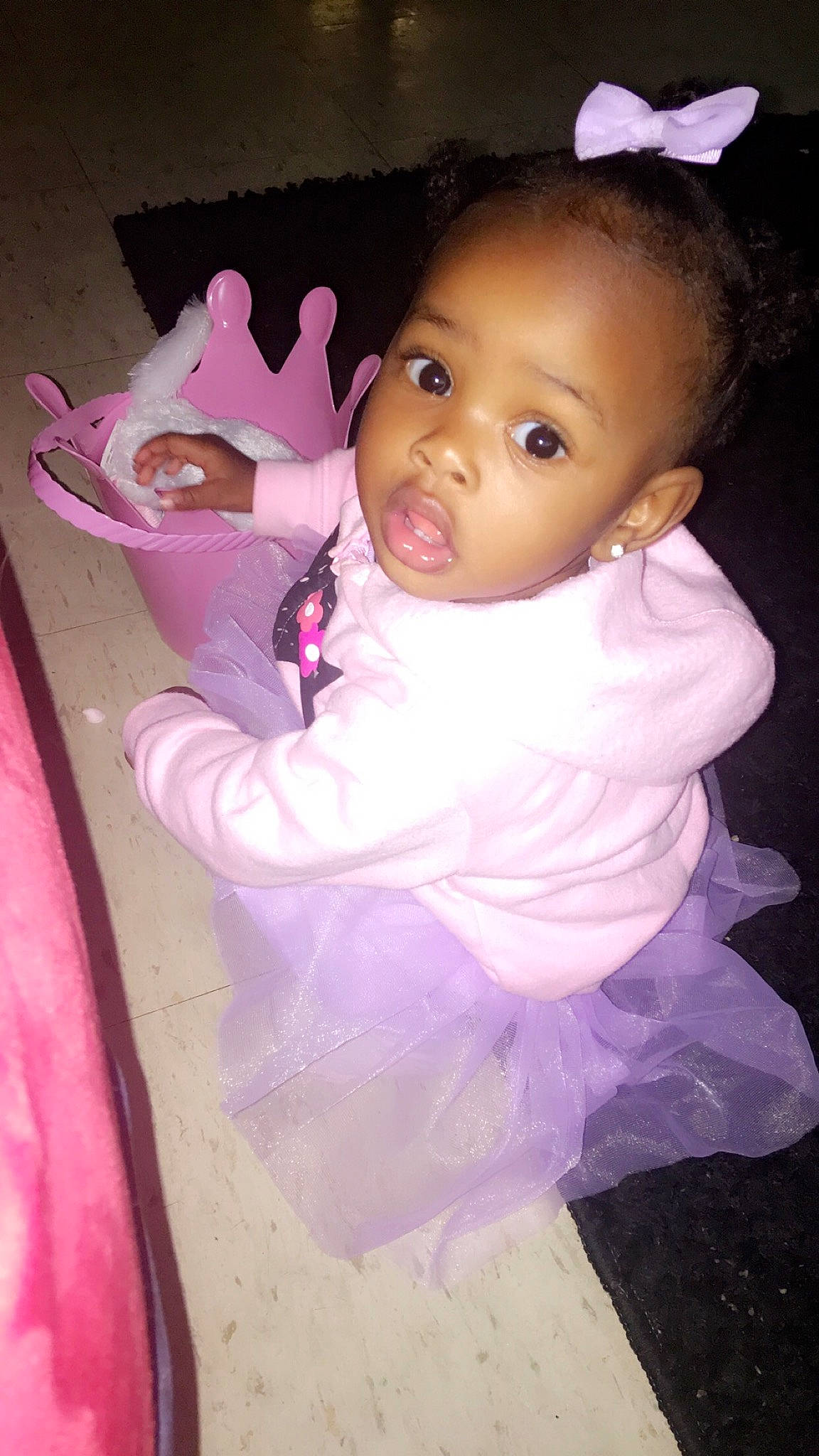 Laionna is registered to the contest to win money with this photo: baby, cheek, child, person, pink, skin, toddler