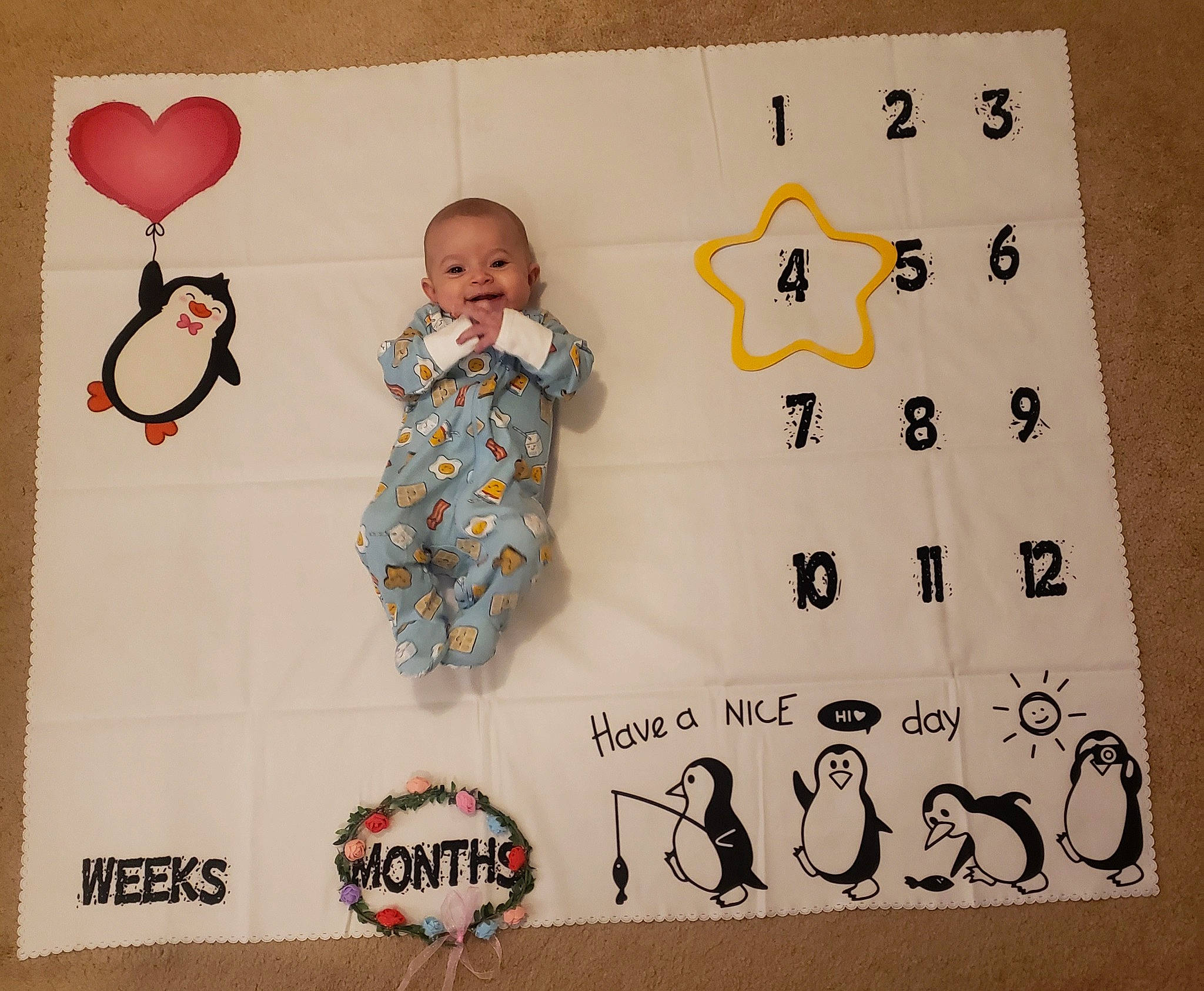 Evie joined the competition — help win amazing prizes! art, baby, baby_toddler_clothing, child, circle, facial_expression, font, games, happy, illustration, joy, paper, paper_product, pattern, person, rectangle, room, sleeve, t_shirt, toddler