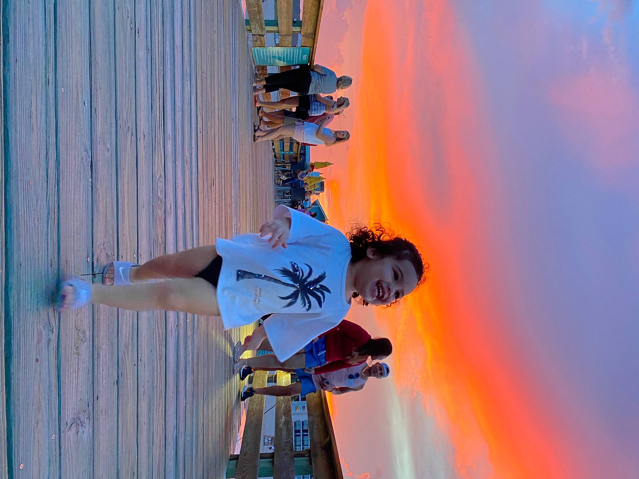 Ainhoa joined the competition — help win amazing prizes! art, azure, blue, cloud, elbow, electric_blue, fun, happy, headwear, human_leg, joy, landscape, leisure, orange, person, recreation, reflection, shadow, sky, thigh