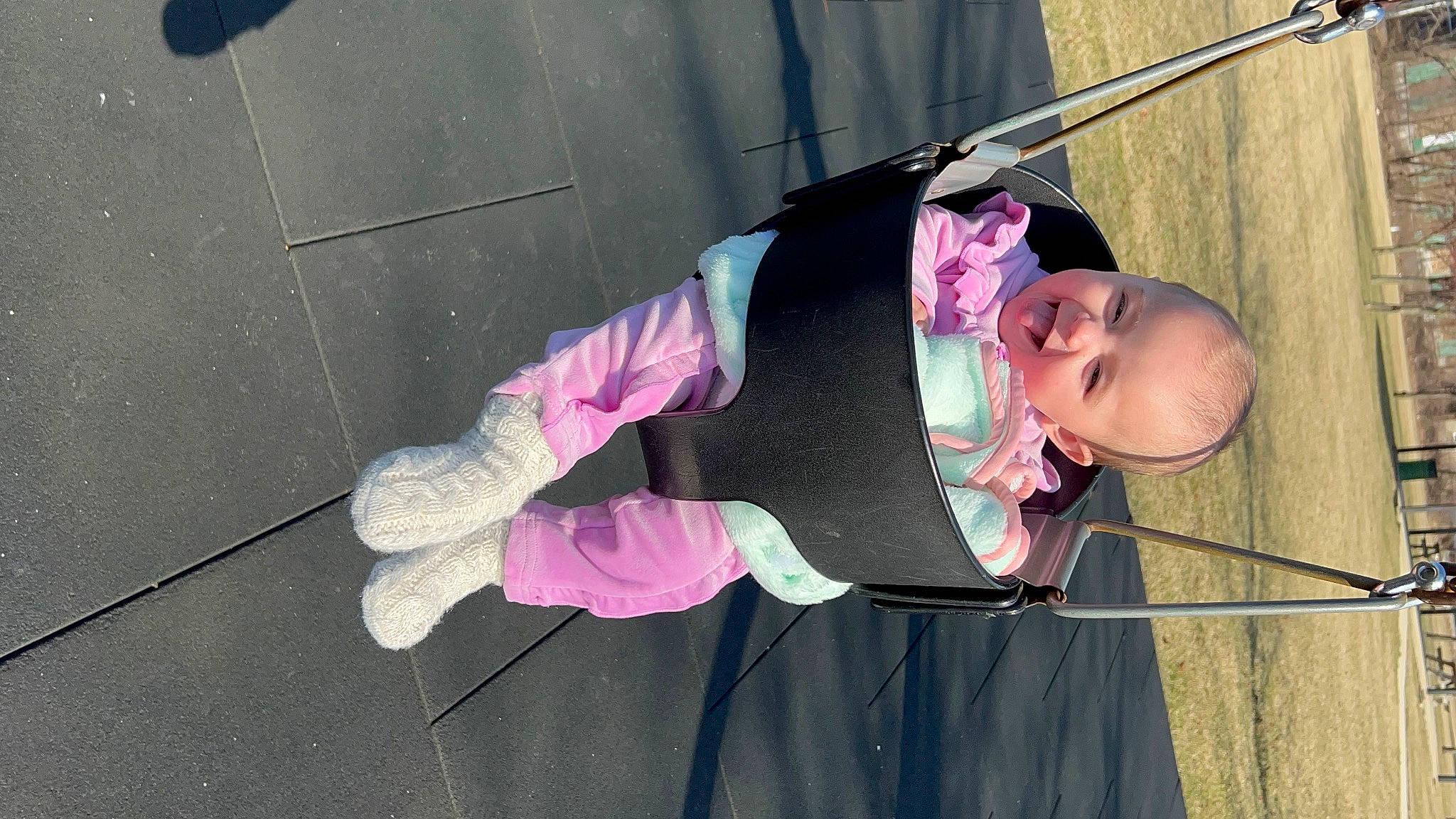 Alanna joined the competition — help win amazing prizes! baby, baby_carriage, baby_products, costume, event, fun, hat, leisure, magenta, person, pink, recreation, smile, toddler, tree