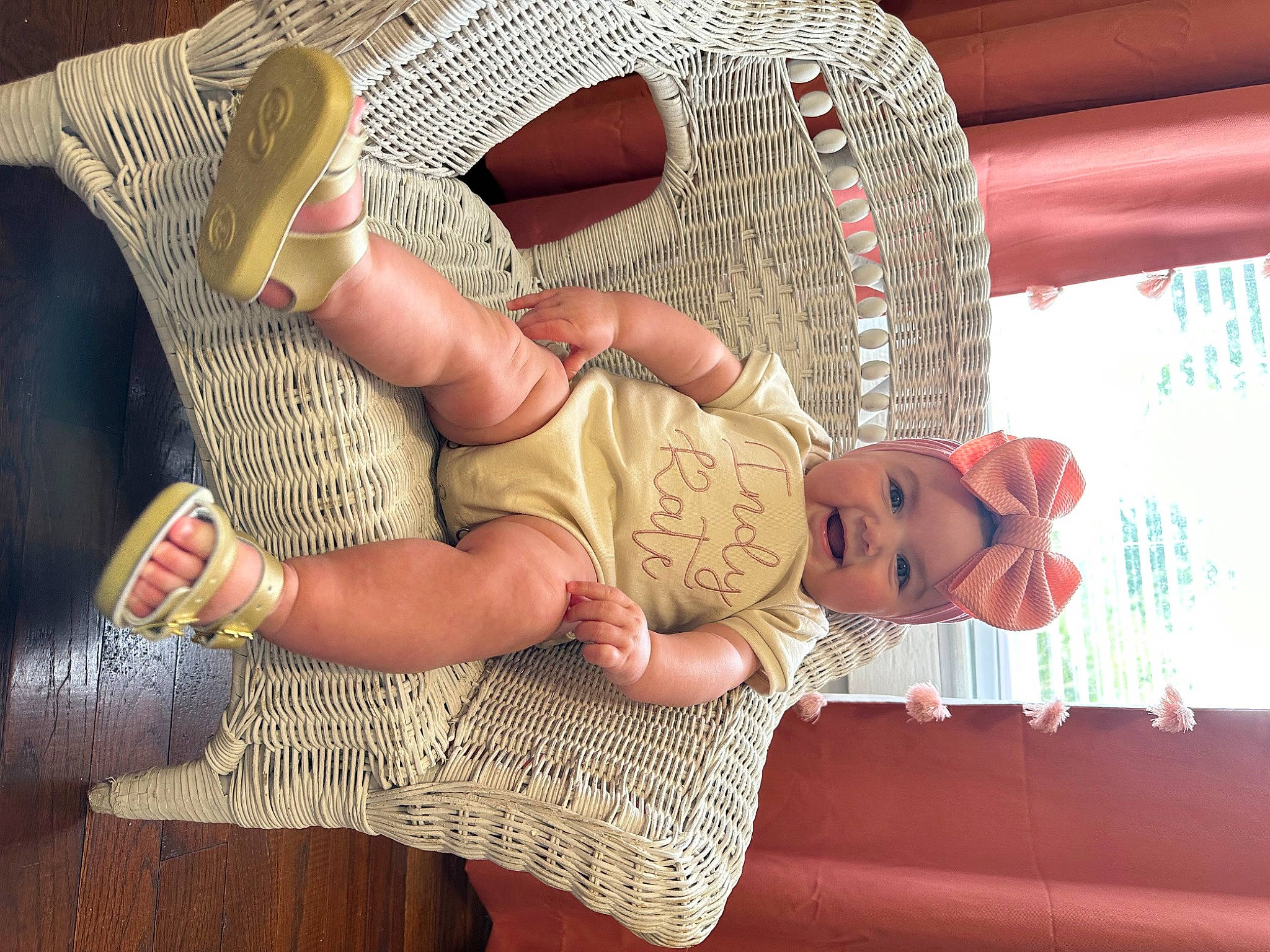 Indy-kate joined the competition — help win amazing prizes! abdomen, art, baby, child, comfort, foot, headwear, human_body, human_leg, joy, linens, pattern, person, room, sitting, skin, thigh, thumb, toddler, trunk