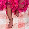 Samantha Lior is registered to the contest to win money with this photo: baby, infant, child, legs, feet, toes, pink, outfit, dress, butterfly, frills, fabric, blanket, pastel, portrait, close_up, indoor, lying_down, fashion, cute