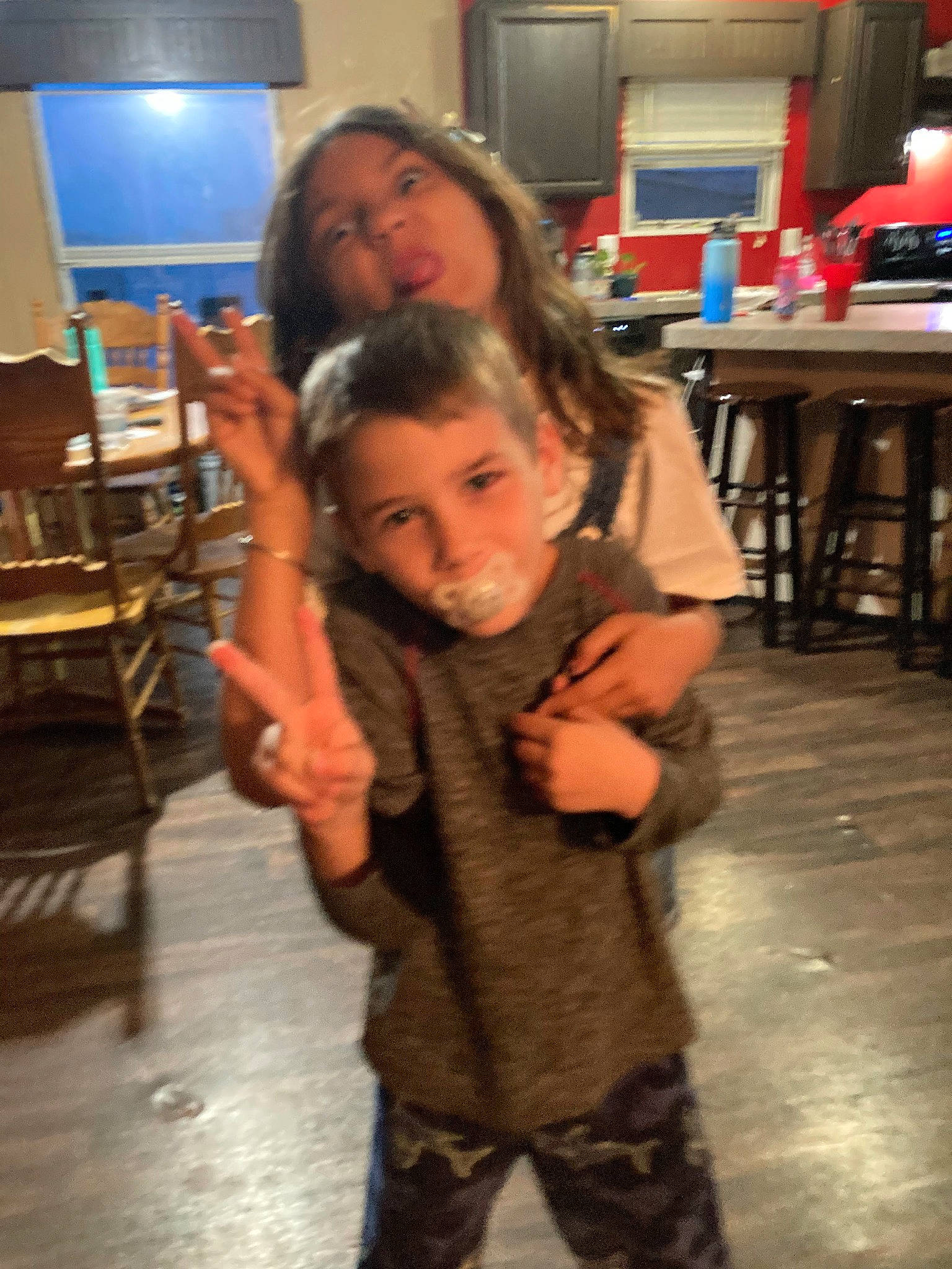 Mia Lee Farmer joined the competition — help win amazing prizes! baby, chair, child, event, flooring, fun, gesture, happy, holiday, leisure, party, person, room, smile, t_shirt, table, television, thumb, toddler, vacation