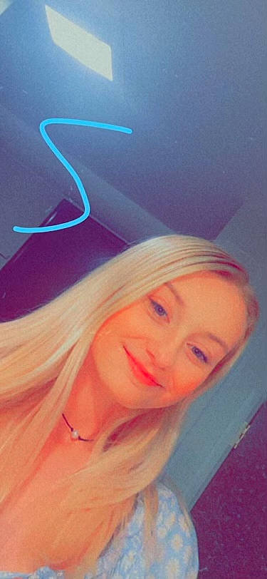 Danielle is registered to the contest to win money with this photo: azure, bangs, cool, electric_blue, eyebrow, eyelash, flash_photography, fun, happy, iris, jaw, joy, layered_hair, lip, long_hair, magenta, mouth, nose, person, pink