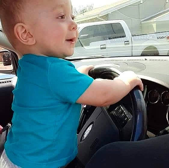 James joined the competition — help win amazing prizes! auto_part, automotive_design, automotive_exterior, automotive_mirror, automotive_tire, automotive_wheel_system, automotive_window_part, baby_toddler_clothing, car, family_car, motor_vehicle, person, personal_luxury_car, speedometer, steering_wheel, t_shirt, toddler, vehicle, vehicle_door, wheel