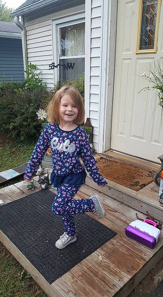 Kinzleigh joined the competition — help win amazing prizes! backyard, child, design, footwear, garden, home, house, joy, pattern, person, play, purple, shoe, sportswear, toddler, yard