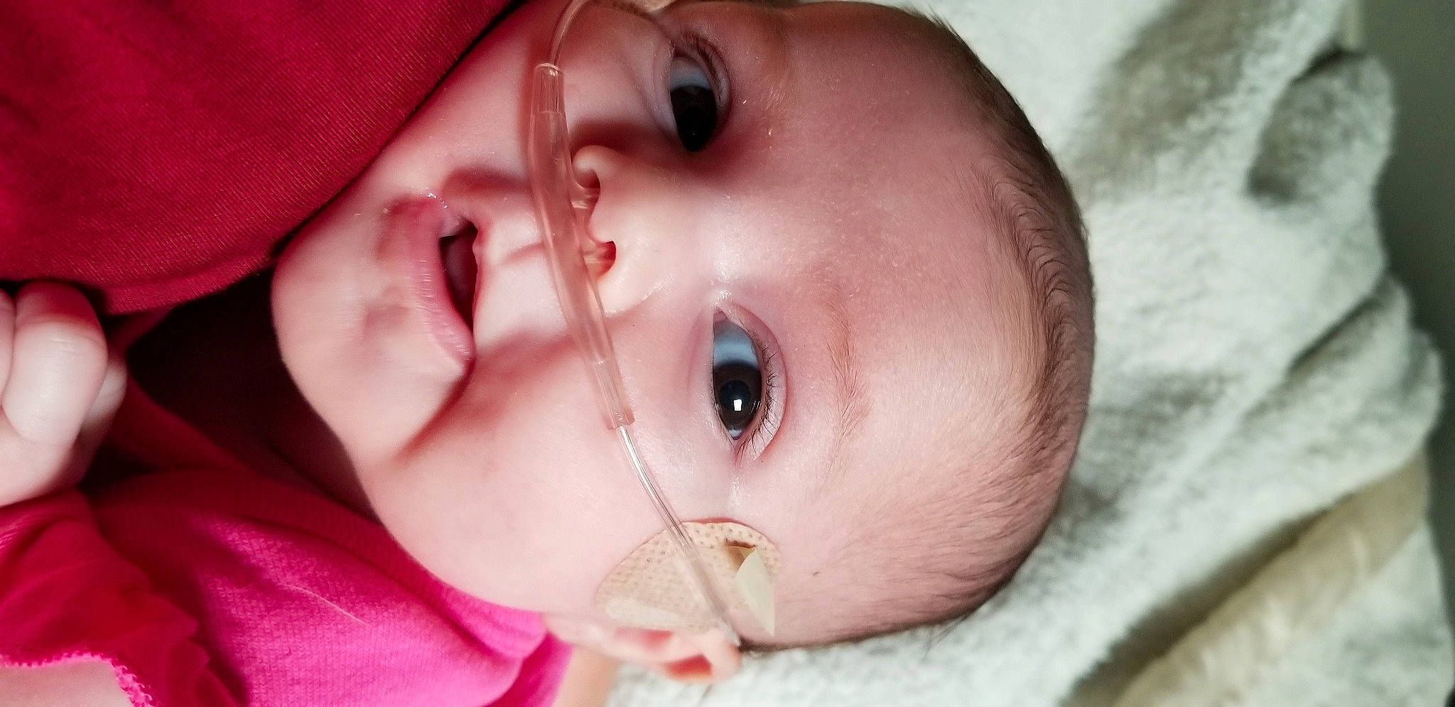 Harlee joined the competition — help win amazing prizes! baby, bedtime, cheek, child, chin, close_up, eye, eyebrow, eyelash, face, facial_expression, forehead, head, lip, mouth, nose, person, pink, skin, smile