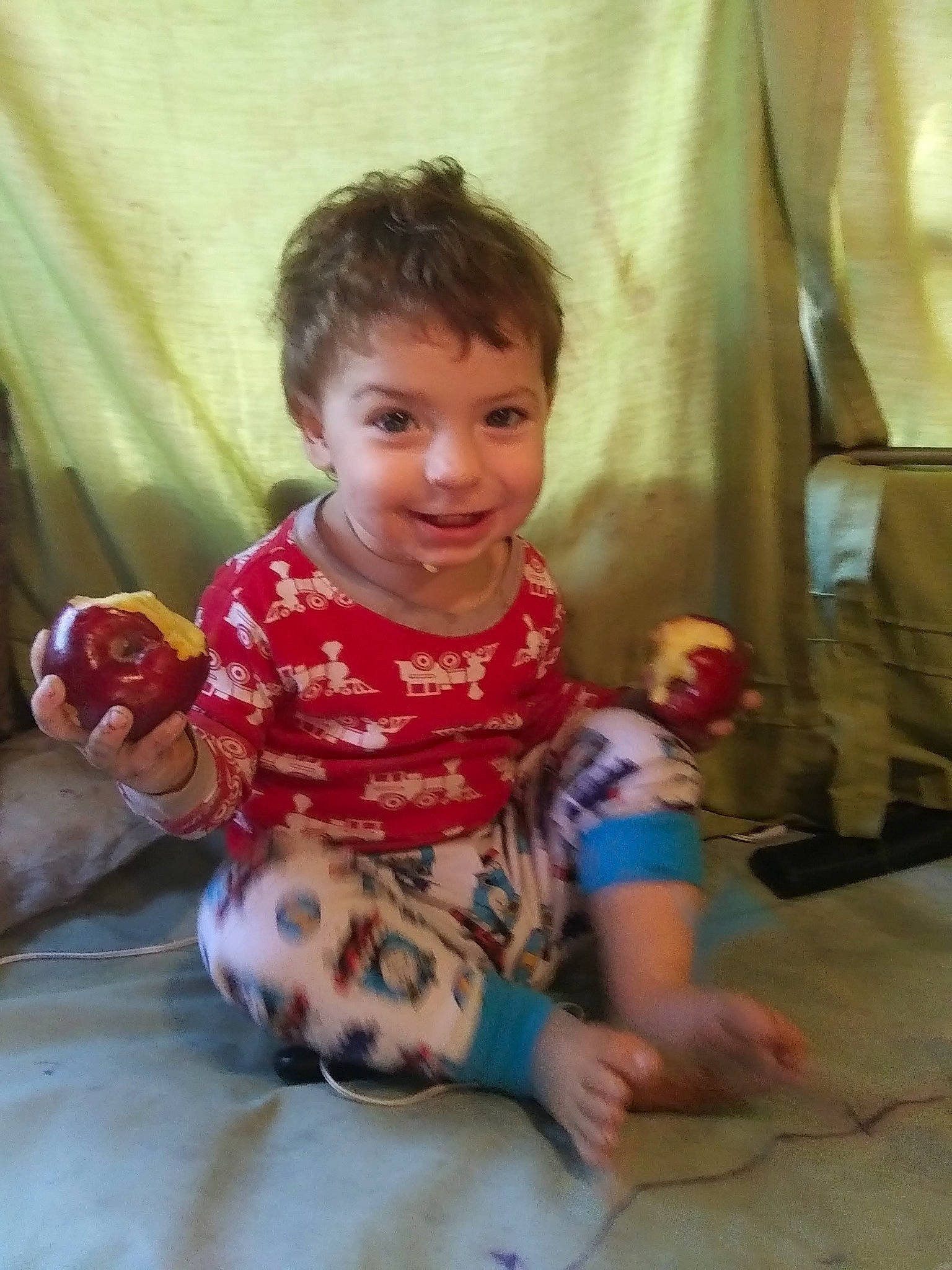 Charlie joined the competition — help win amazing prizes! arm, baby, baby_toddler_clothing, barefoot, eye, face, finger, floor, flooring, fun, happy, joint, joy, leg, person, skin, sleeve, smile, standing, thigh