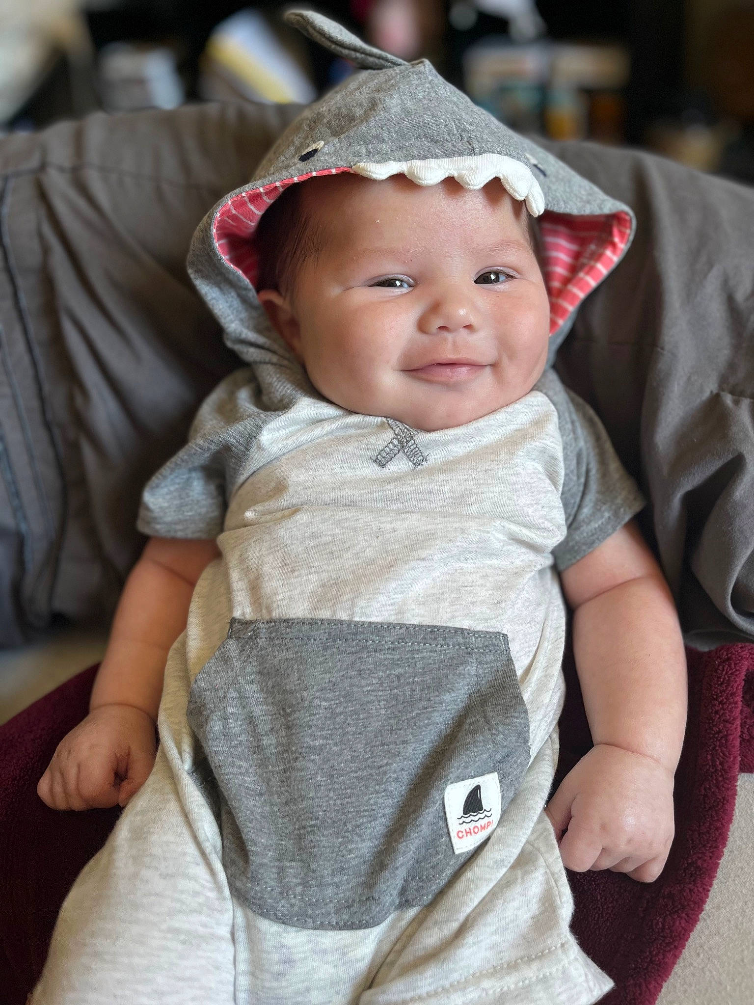 Isaías joined the competition — help win amazing prizes! baby, baby_toddler_clothing, blond, cap, cheek, dress, embellishment, face, fashion_accessory, hairstyle, happy, headgear, iris, lip, person, skin, sleeve, smile, t_shirt, toddler