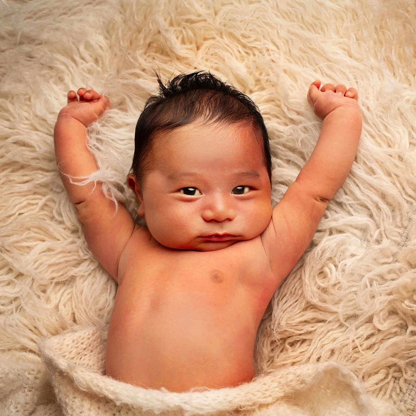 Neevan joined the competition — help win amazing prizes! baby, back, bed, bedroom, blanket, bodypart, face, finger, furniture, hand, happy, head, indoors, newborn, person, photography, portrait, quilt, room, smile