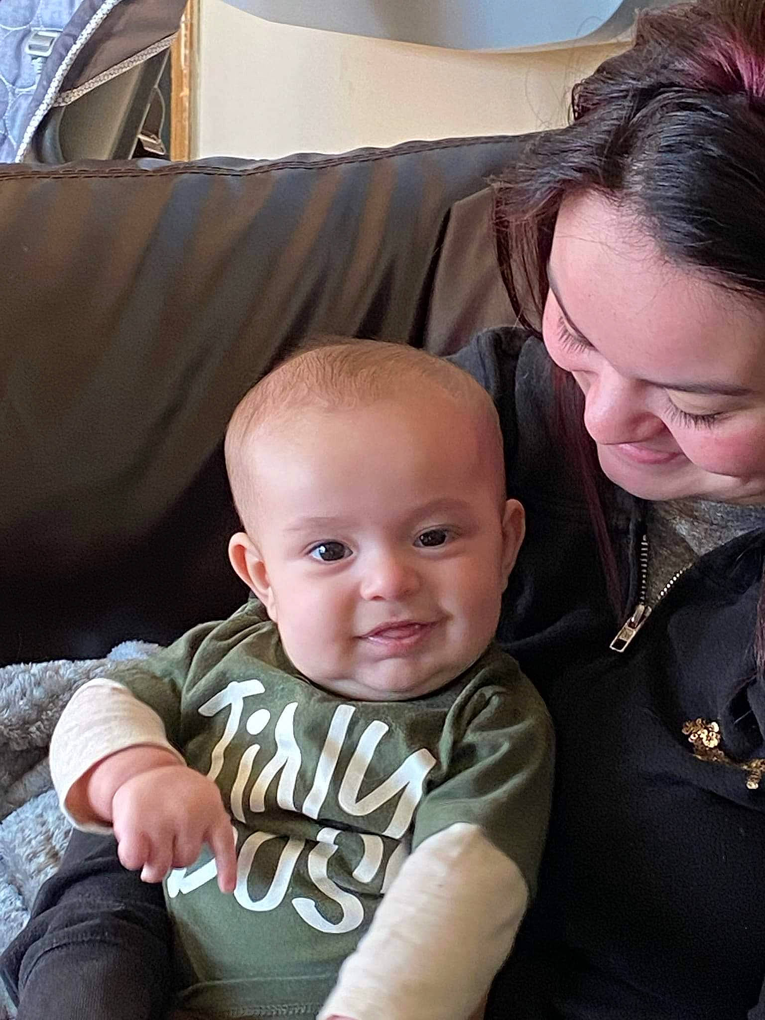 Jonah joined the competition — help win amazing prizes! baby, baby_toddler_clothing, beauty, cheek, child, event, facial_expression, fun, hair, happy, iris, jewellery, joy, mammal, organ, person, sitting, skin, smile, t_shirt