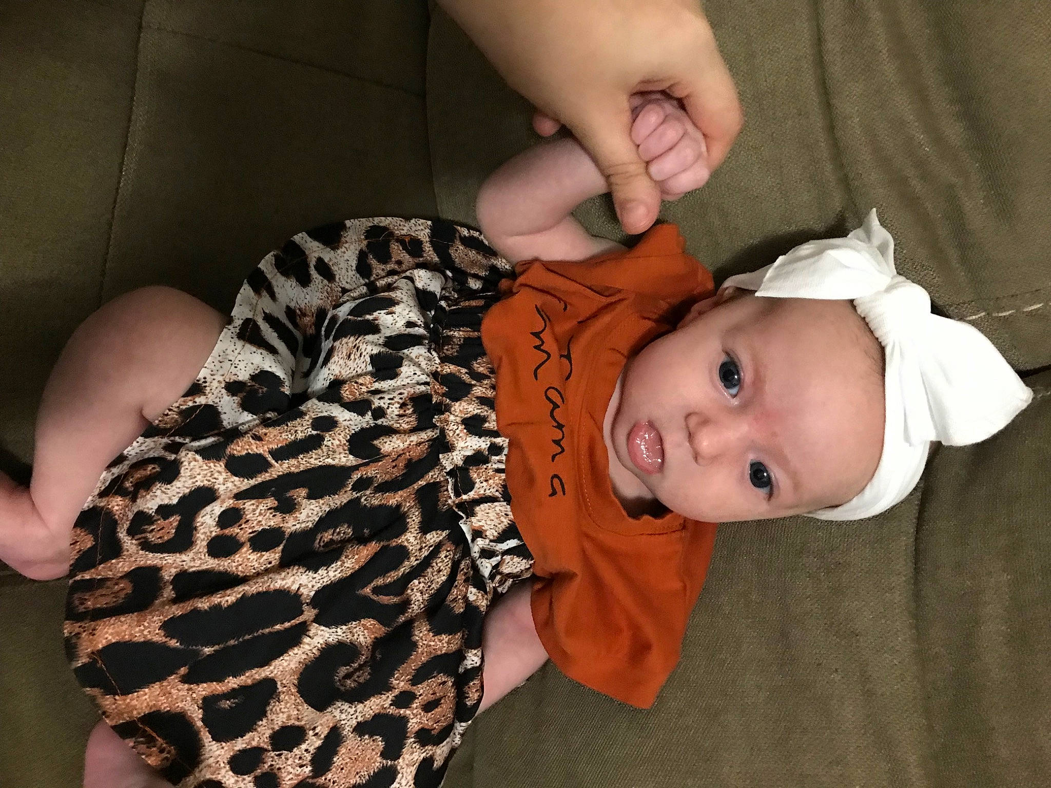 Mckinley joined the competition — help win amazing prizes! baby, baby_toddler_clothing, cheek, eye, eyelash, finger, hairstyle, hand, hat, head, headgear, human_body, iris, lip, nail, nose, person, skin, sleeve, toddler