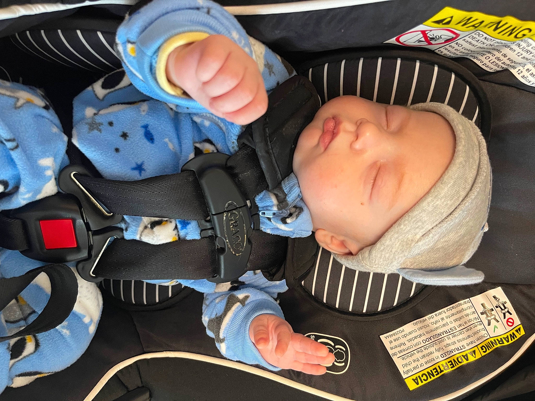 Lawrence joined the competition — help win amazing prizes! auto_part, baby, baby_carriage, baby_in_car_seat, baby_products, baby_safety, baby_toddler_clothing, car_seat, carmine, child, comfort, cool, electric_blue, headgear, headwear, person, personal_protective_equipment, sleeve, steering_wheel, toddler