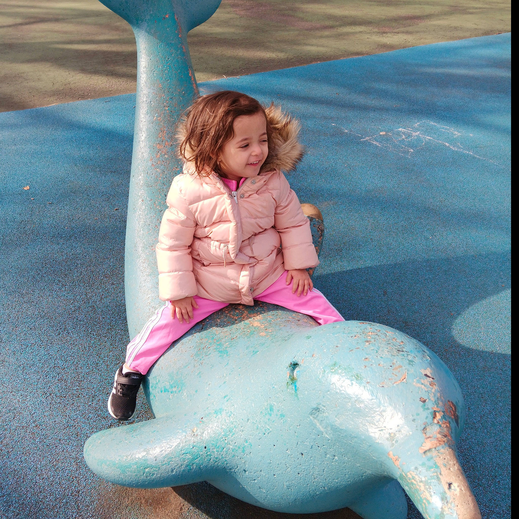 Myla joined the competition — help win amazing prizes! art, child, fun, happy, indian_elephant, joy, lawn_ornament, leisure, magenta, mammal, organ, person, pink, public_space, recreation, sculpture, sitting, statue, terrestrial_animal, toddler