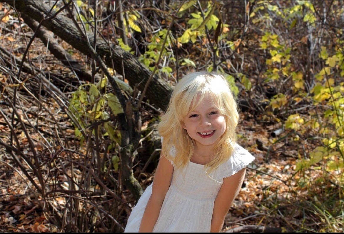 Kimber is registered to the contest to win money with this photo: blond, botany, branch, eye, fawn, flash_photography, forest, grass, happy, head, joy, landscape, long_hair, natural_landscape, people_in_nature, person, plant, smile, trunk, twig
