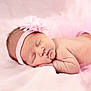 Adaline is registered to the contest to win money with this photo: baby, newborn, sleeping, pink, headband, flower, tutu, soft, blanket, cute, infant, peaceful, resting, portrait, skin, child, sleep, closeup, adorable, babywear