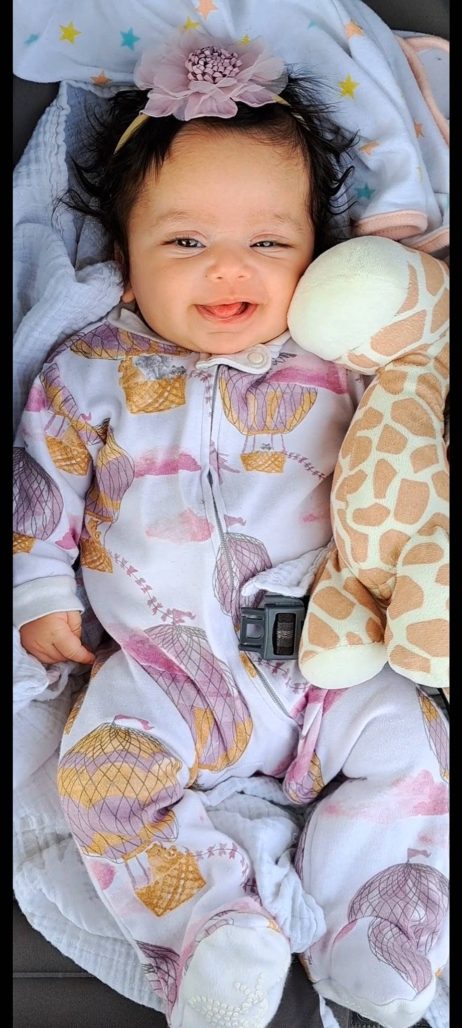 Rosa'Lyn joined the competition — help win amazing prizes! baby, baby_products, baby_toddler_clothing, cheek, child, collar, face, fashion_accessory, gesture, happy, joy, magenta, pattern, peach, person, pink, sitting, skin, sleeve, smile