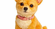 Zowie joined the competition — help win amazing prizes! plush_toy, dog, real_dog, pet, collar, orange_fur, cute, small_dog, stuffed_animal, toy, inset_photo, blue_blanket, sunlight, portrait, sitting, animal, fur, pet_accessory, realistic, website_text