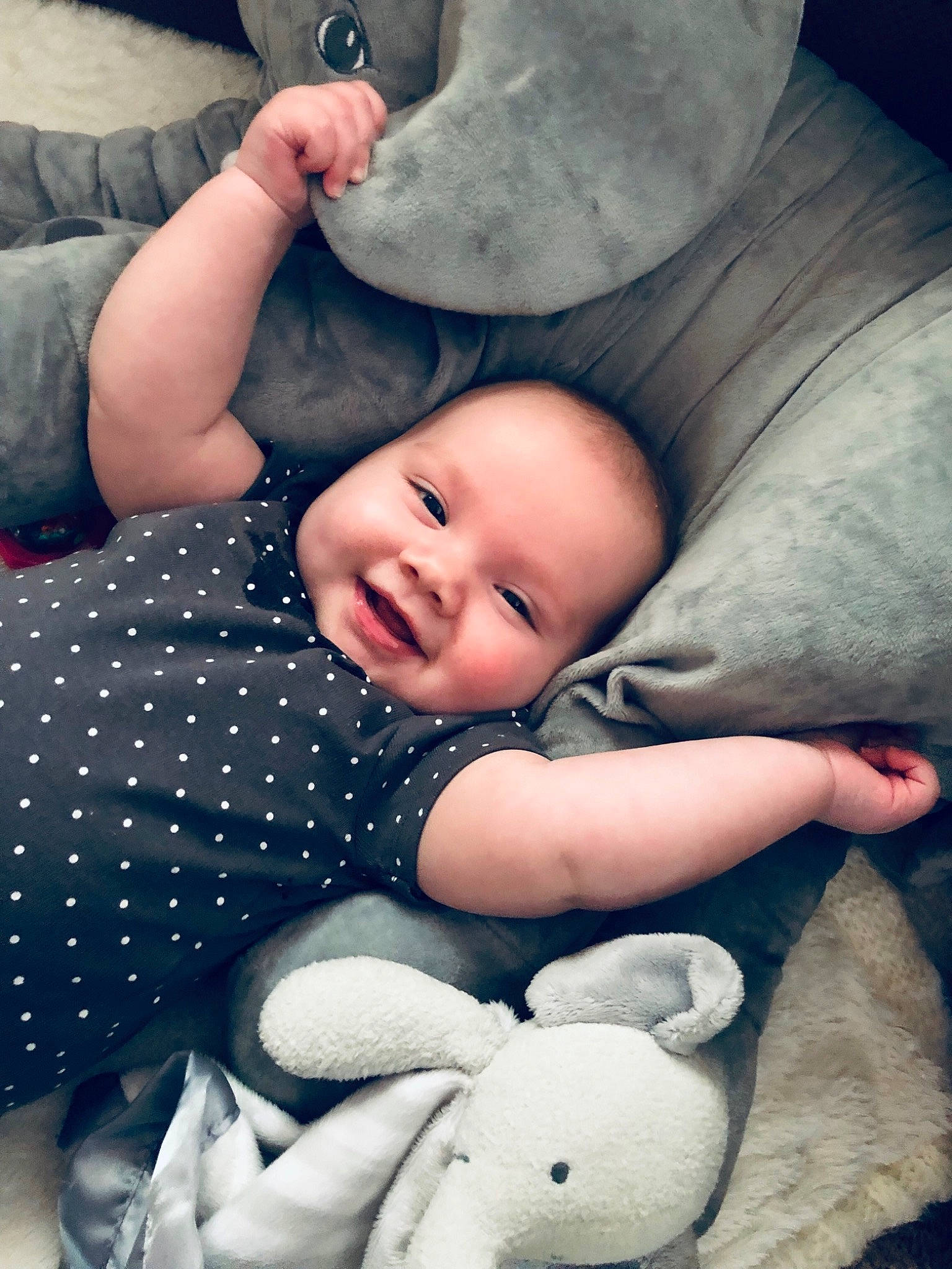 Harlynne joined the competition — help win amazing prizes! cheek, child, emotion, eye, finger, fun, girl, hand, happiness, head, infant, joy, leg, mouth, nap, person, product, sitting, skin, sleep