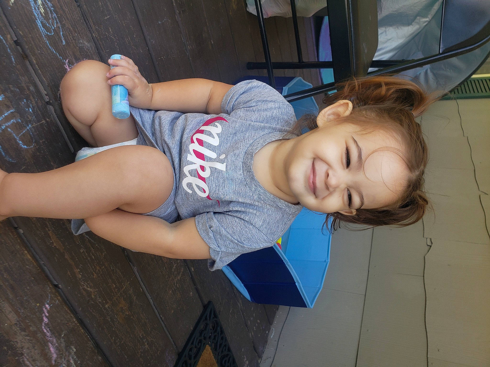 Evie-mae joined the competition — help win amazing prizes! joy, leg, person