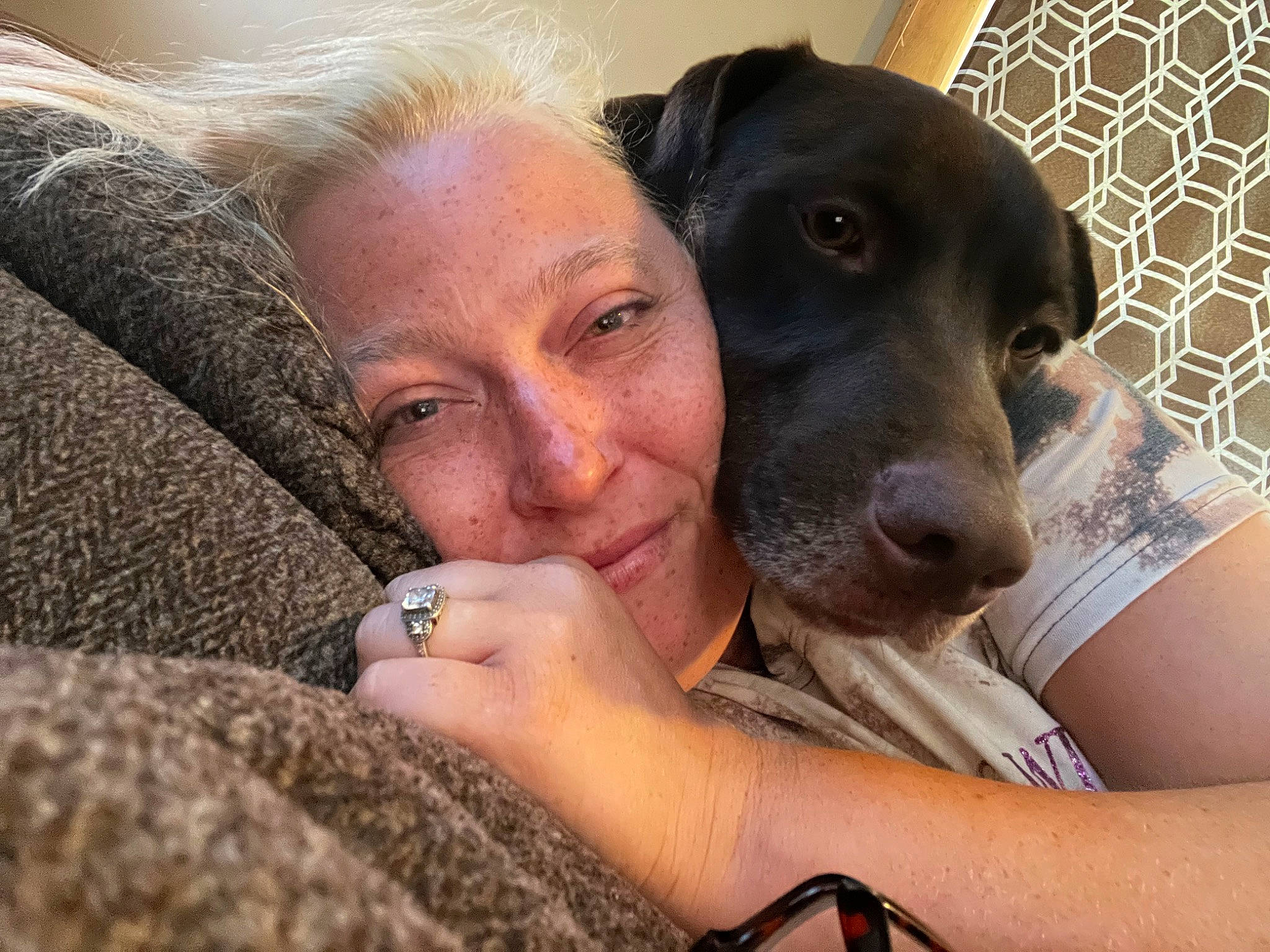 Zuma joined the competition — help win amazing prizes! carnivore, comfort, companion_dog, dog, dog_breed, ear, fawn, fun, fur, gesture, guard_dog, happy, jaw, love, nose, selfie, sitting, smile, working_animal, wrinkle