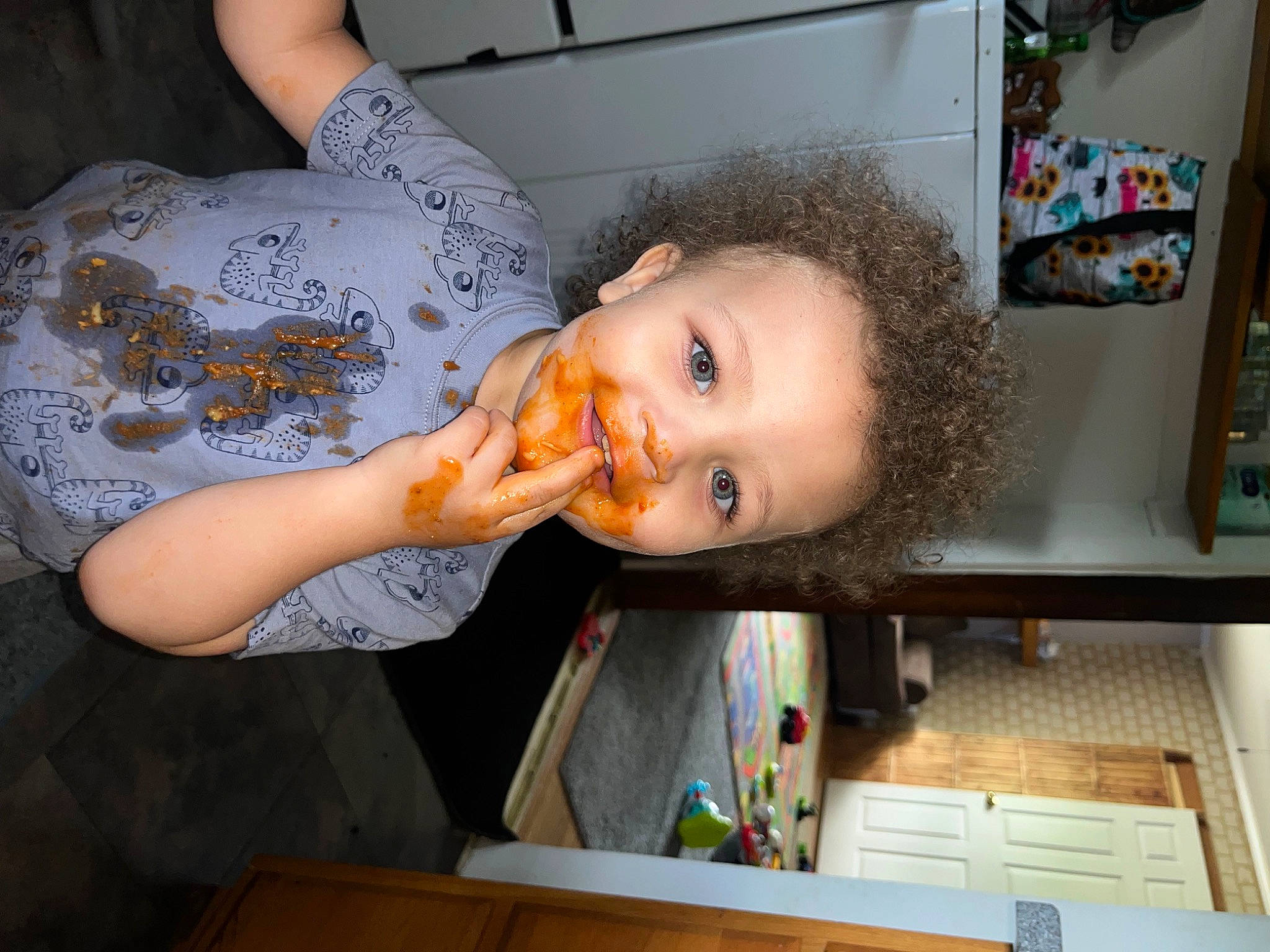 Junior joined the competition — help win amazing prizes! cheek, child, drinking, ear, eye, eyelash, food, fun, happy, joy, nail, nose, person, room, smile, toddler, wood