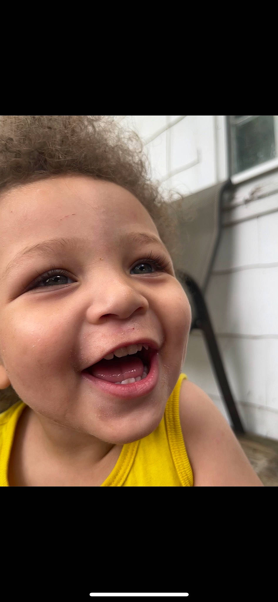 Junior joined the competition — help win amazing prizes! baby, baby_laughing, cheek, ear, eyebrow, eyelash, fun, gesture, happy, jaw, lip, mouth, neck, nose, person, shout, smile, snapshot, toddler, tongue