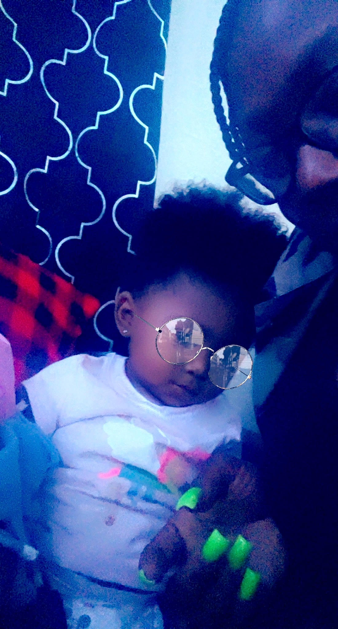 Royalty joined the competition — help win amazing prizes! azure, beauty, blue, cloud, cool, electric_blue, eyewear, finger, fun, gesture, glasses, goggles, happy, light, pattern, person, purple, sunglasses, toddler, violet