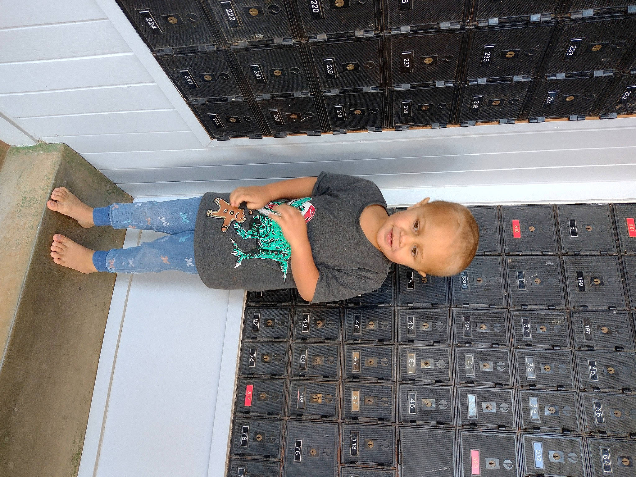 Trent joined the competition — help win amazing prizes! audio_equipment, ceiling, child, composite_material, computer_hardware, denim, floor, flooring, fun, human_leg, leg, leisure, pattern, person, space, space_bar, standing, t_shirt, toddler, walking_shoe