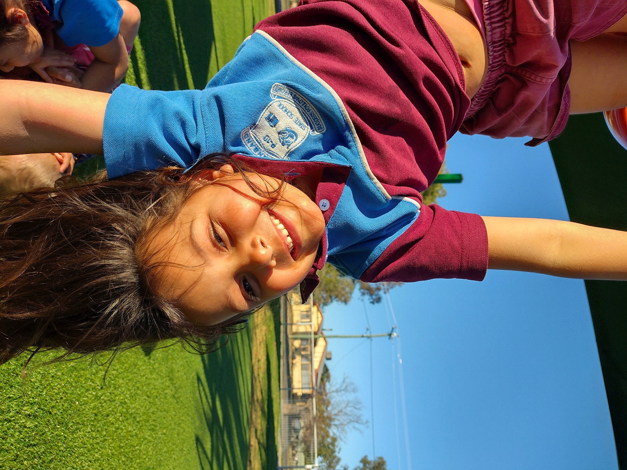 Taurey joined the competition — help win amazing prizes! arm, beauty, facial_expression, fun, gesture, grass, green, happy, human, joy, leisure, people_in_nature, person, photograph, recreation, red, sky, smile, snapshot, summer