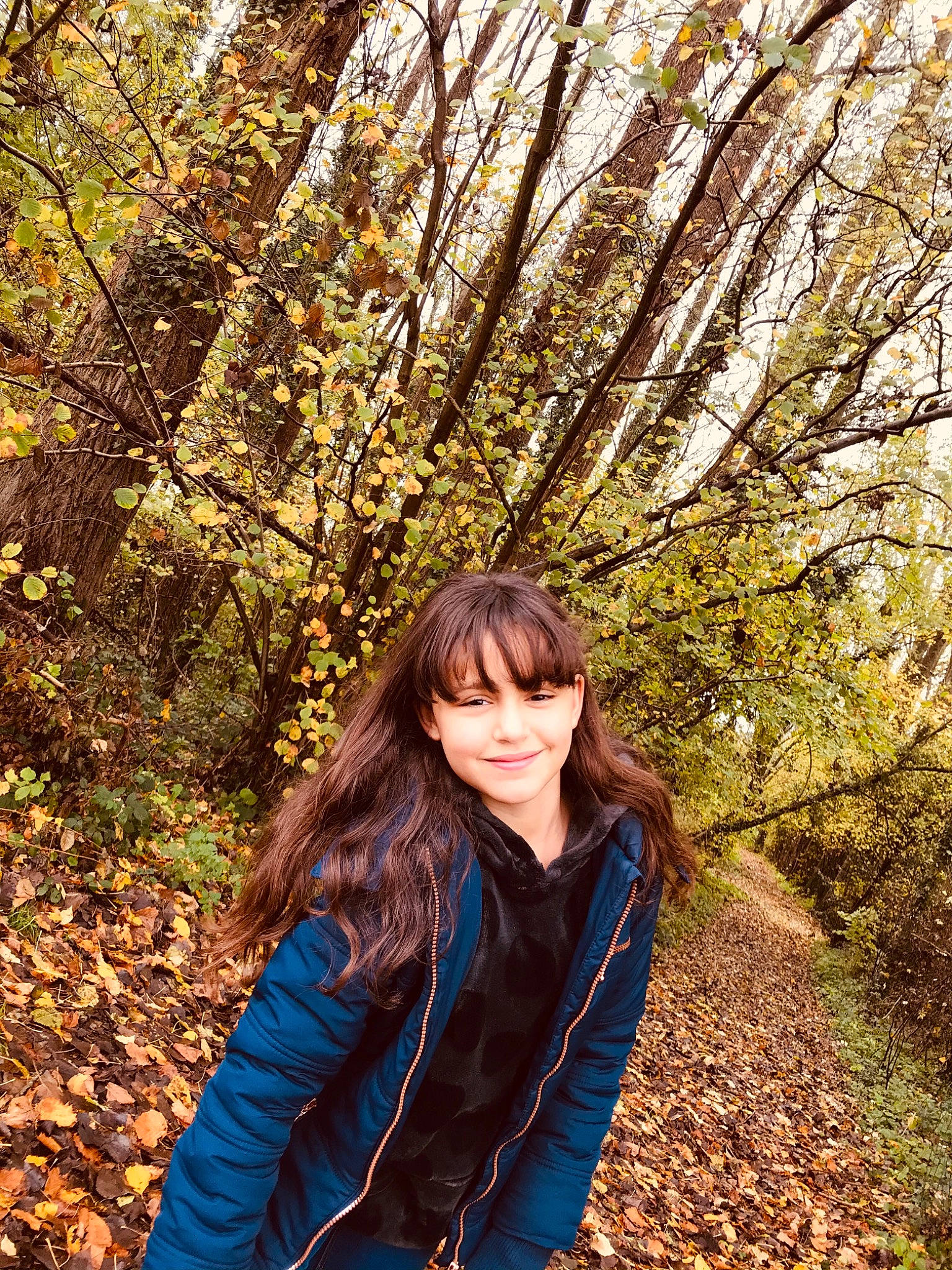 Chirine a rejoint le concours — aidez-le/la à gagner de superbes lots ! autumn, beauty, branch, brown, deciduous, forest, joy, leaf, long_hair, people_in_nature, person, photo_shoot, photograph, photography, plant, portrait_photography, smile, spring, sunlight, tree