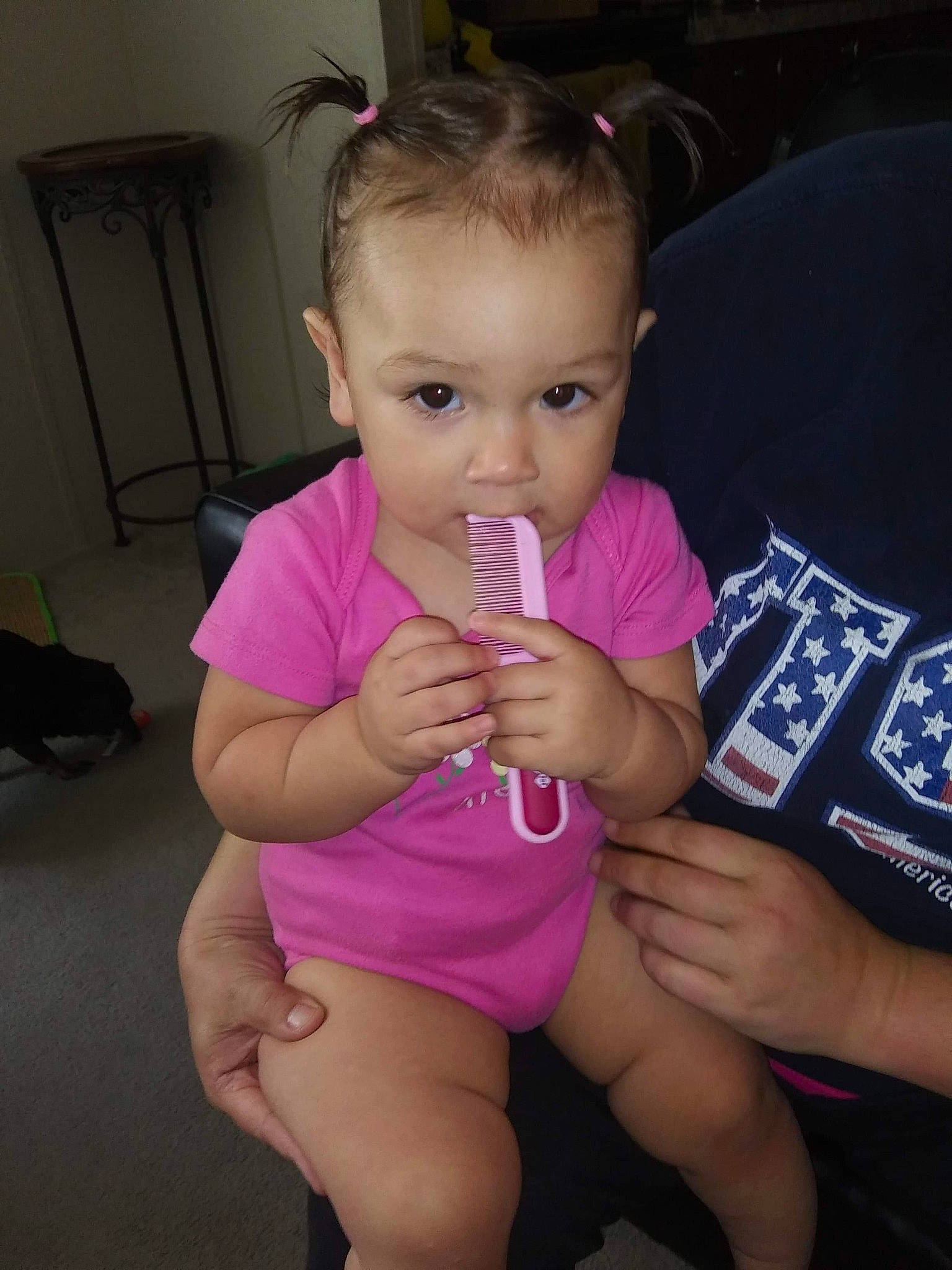 Alianna is registered to the contest to win money with this photo: abdomen, arm, baby, cheek, child, ear, face, finger, head, joint, leg, lip, mouth, muscle, neck, person, pink, sitting, skin, thigh